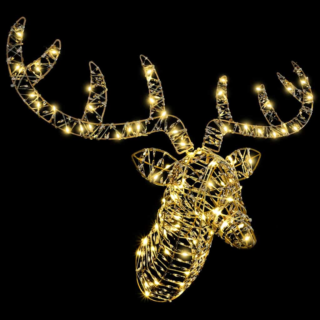 HKH Trenó Puxado Por Rena em PET - Branco Quente