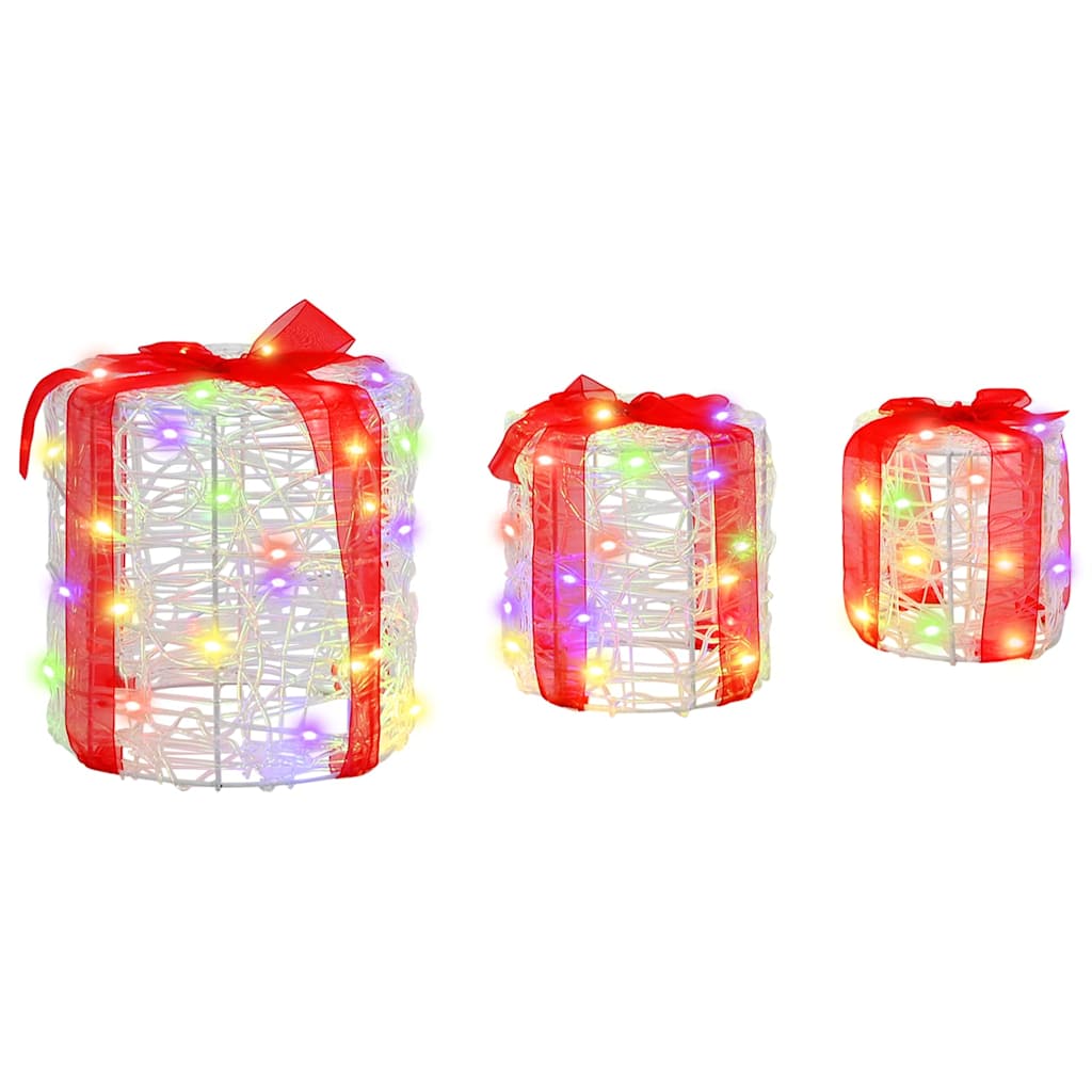 HKH Conjunto de 3 Presentes Decorativos - Colorido