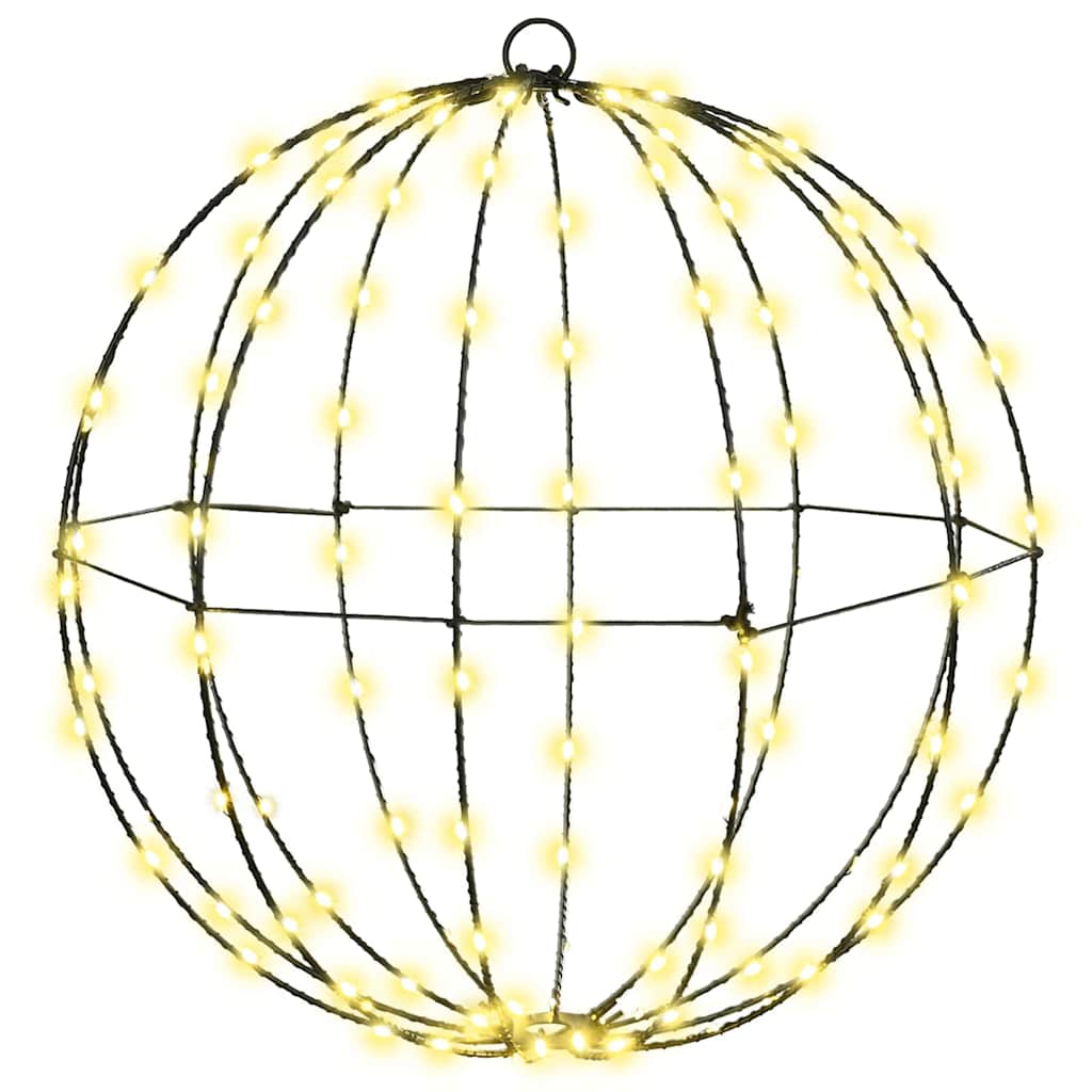 HKH Conjunto de 2 Bolas com 192 LED's em Metal - Branco Quente