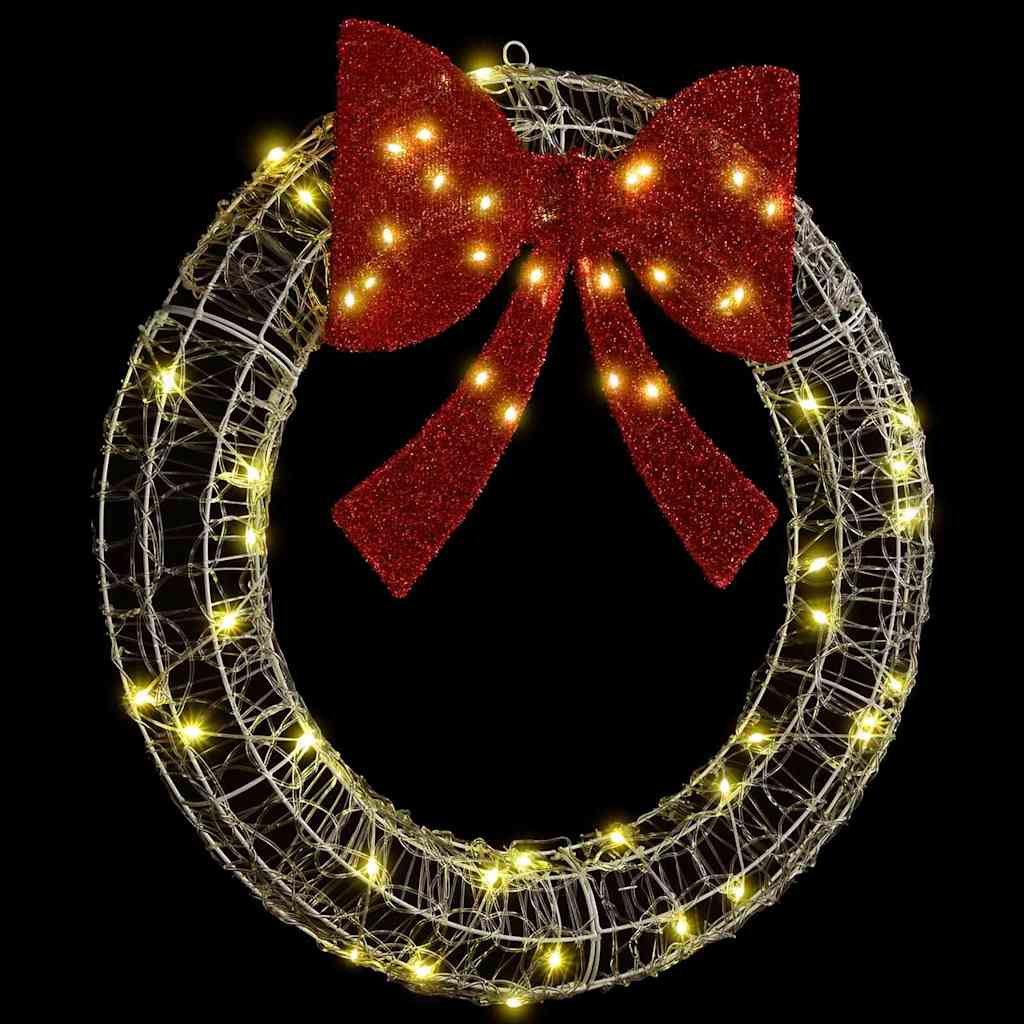 HKH Guirlanda com Luzes de Tira LED em Acrílo - Branco Quente