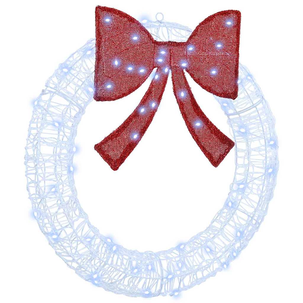 HKH Guirlanda com Luzes de Tira LED em Acrílo - Branco Frio