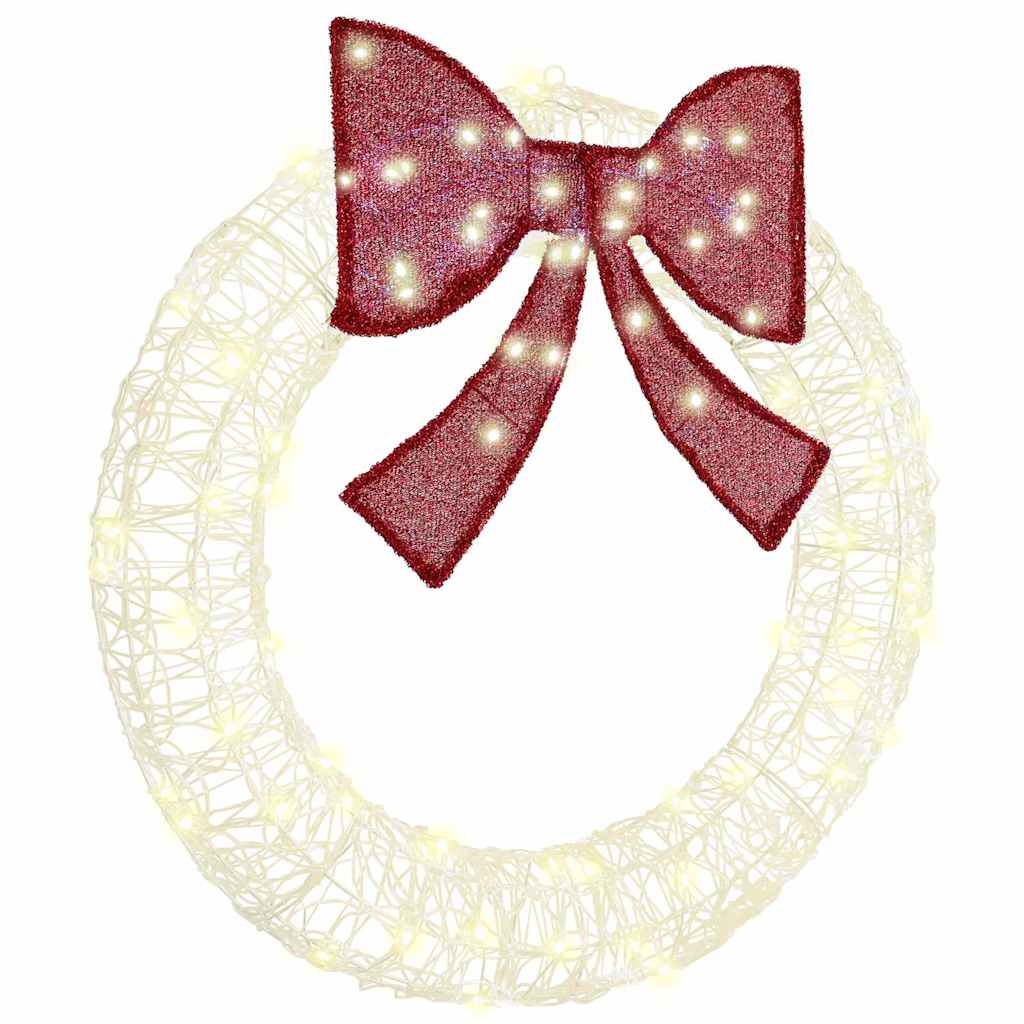 HKH Guirlanda com Luzes de Tira LED em Acrílo - Branco Quente