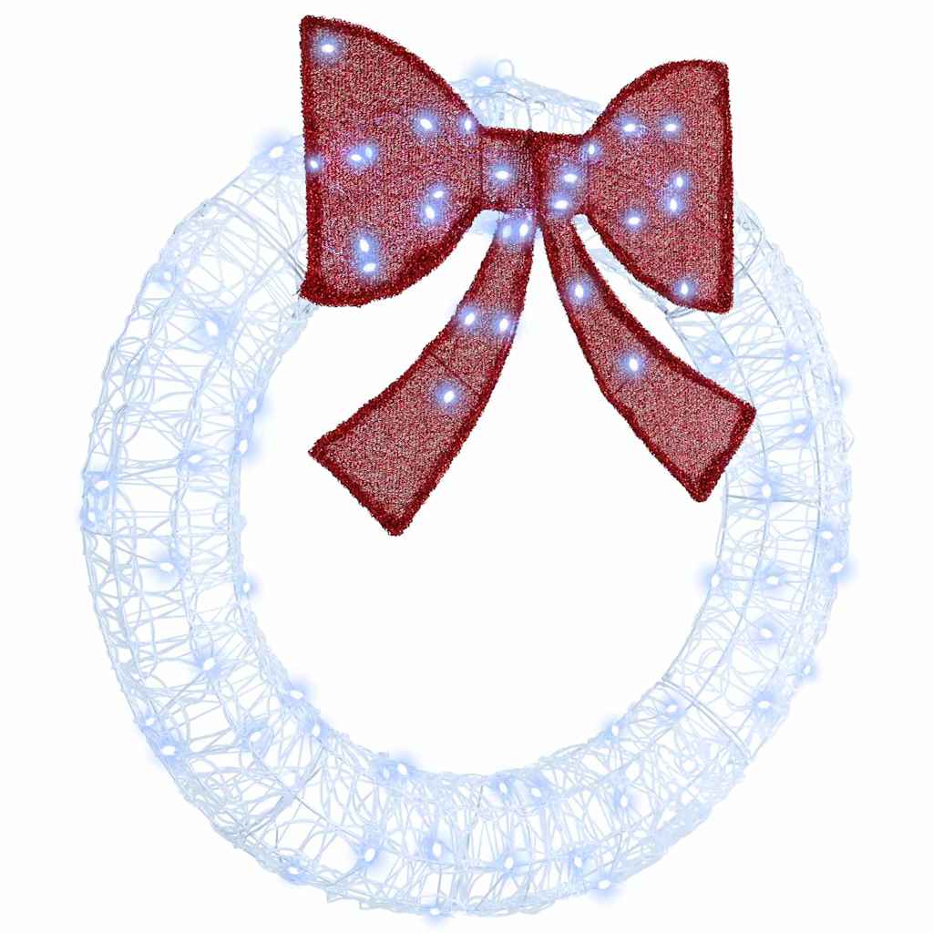 HKH Guirlanda com Luzes de Tira LED em Acrílo - Branco Frio