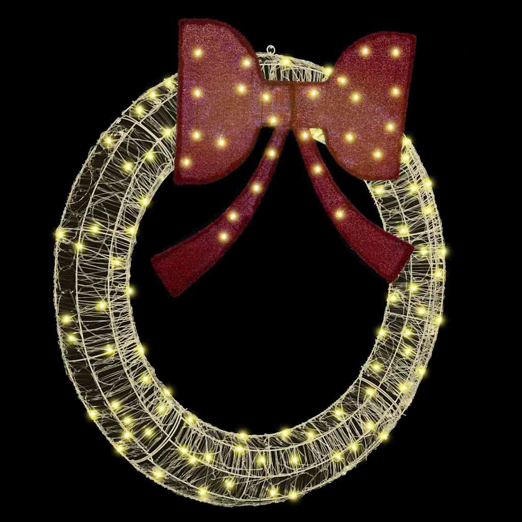 HKH Guirlanda com Luzes de Tira LED em Acrílo - Branco Quente