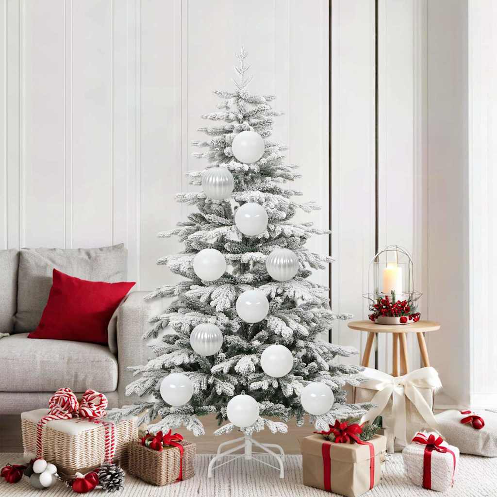 HKH Conjunto de 9 Bolas de Natal - Branco