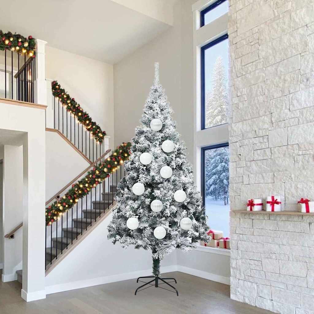 HKH Conjunto de 4 Bolas de Natal - Branco