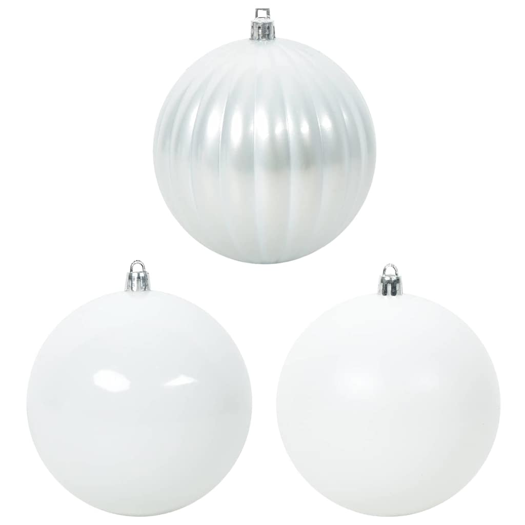 HKH Conjunto de 4 Bolas de Natal - Branco