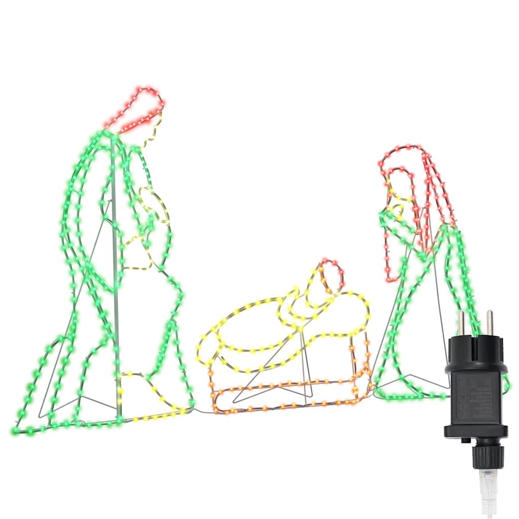 HKH Cenário de Natal Iluminado em PVC - Colorido