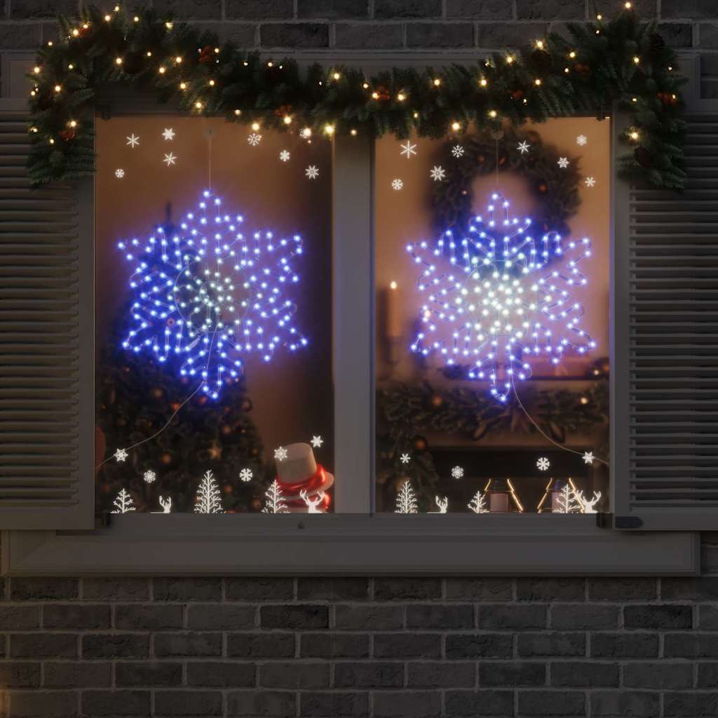 HKH Floco de Natal com 156 LED em PVC - Azul