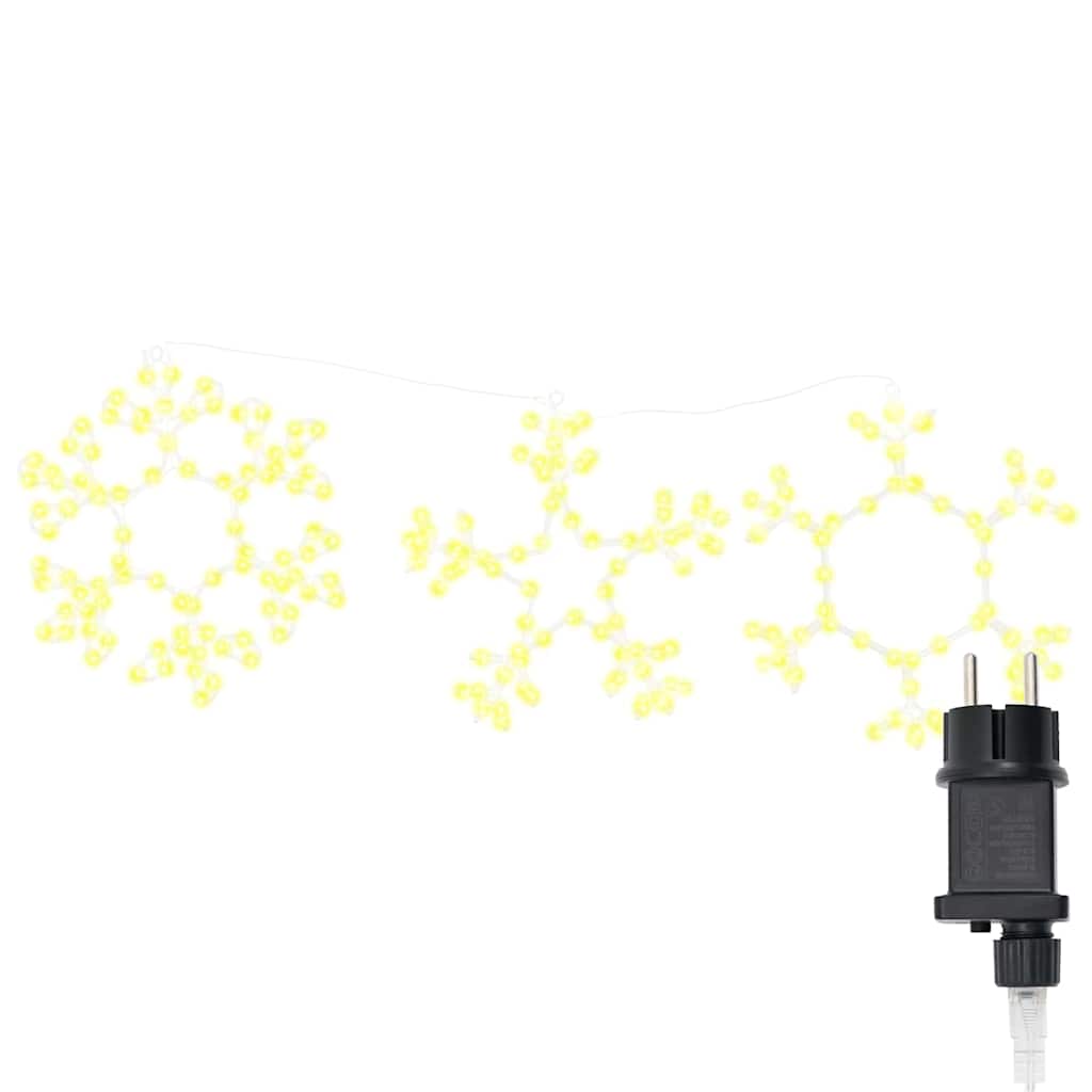 HKH Floco de Natal com 252 LED em PVC - Branco Quente