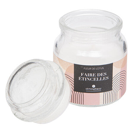 HKH Vela Perfumada Fleur de Lotus Copo e Tampa Vidro