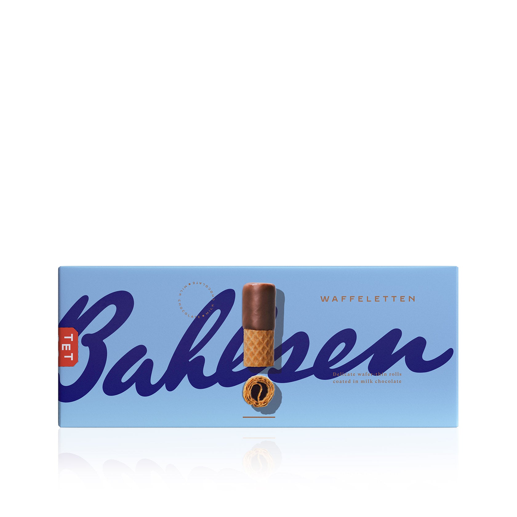Bahlsen Bolacha Wafer Rolos com Chocolate Leite 100 gr