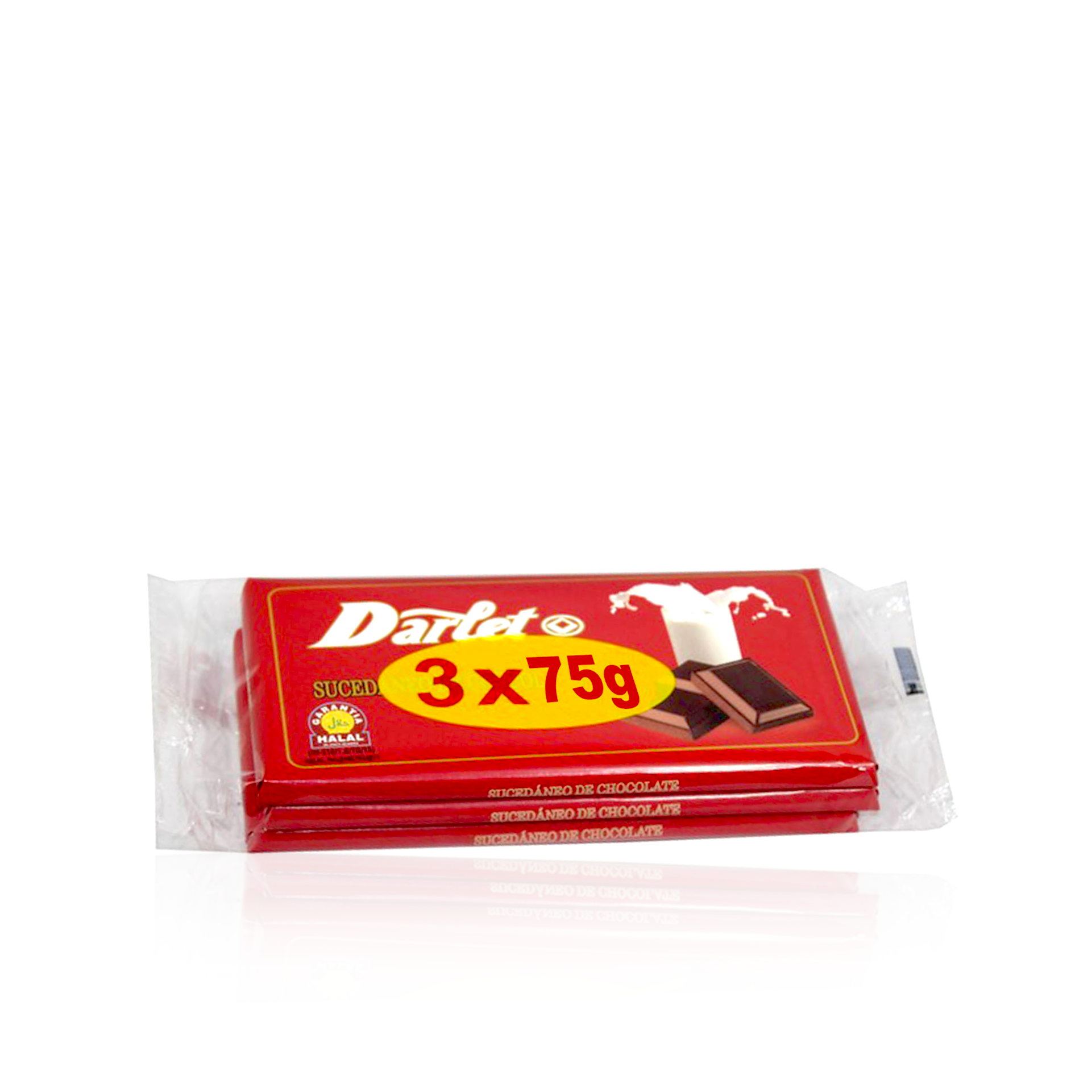 Darlet Chocolate Leite 3 x 75 gr