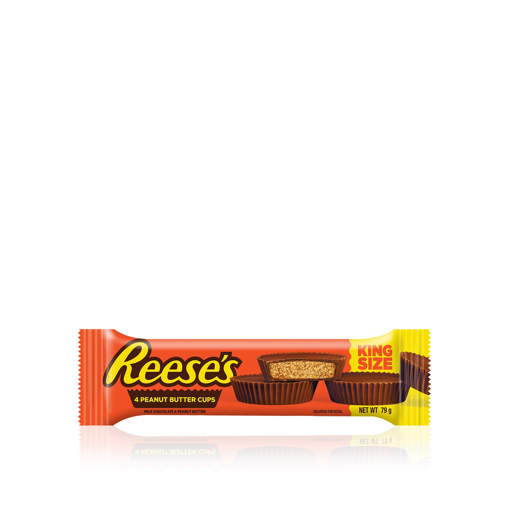 Reese's Snack Chocolate com Manteiga Amendoim King Size 79 gr
