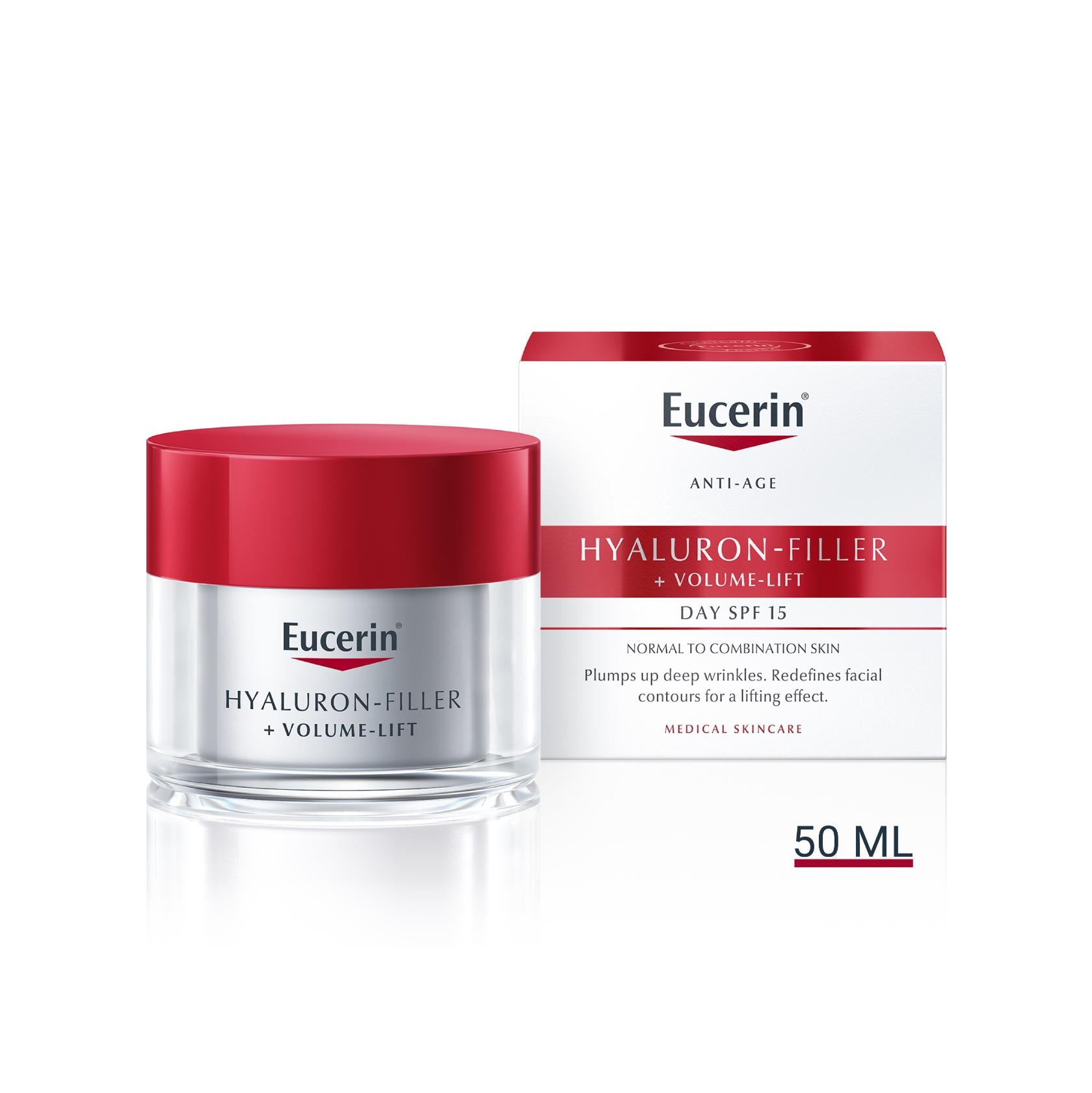 Eucerin Hyaluron-Filler + Volume-Lift Day SPF15 50ml