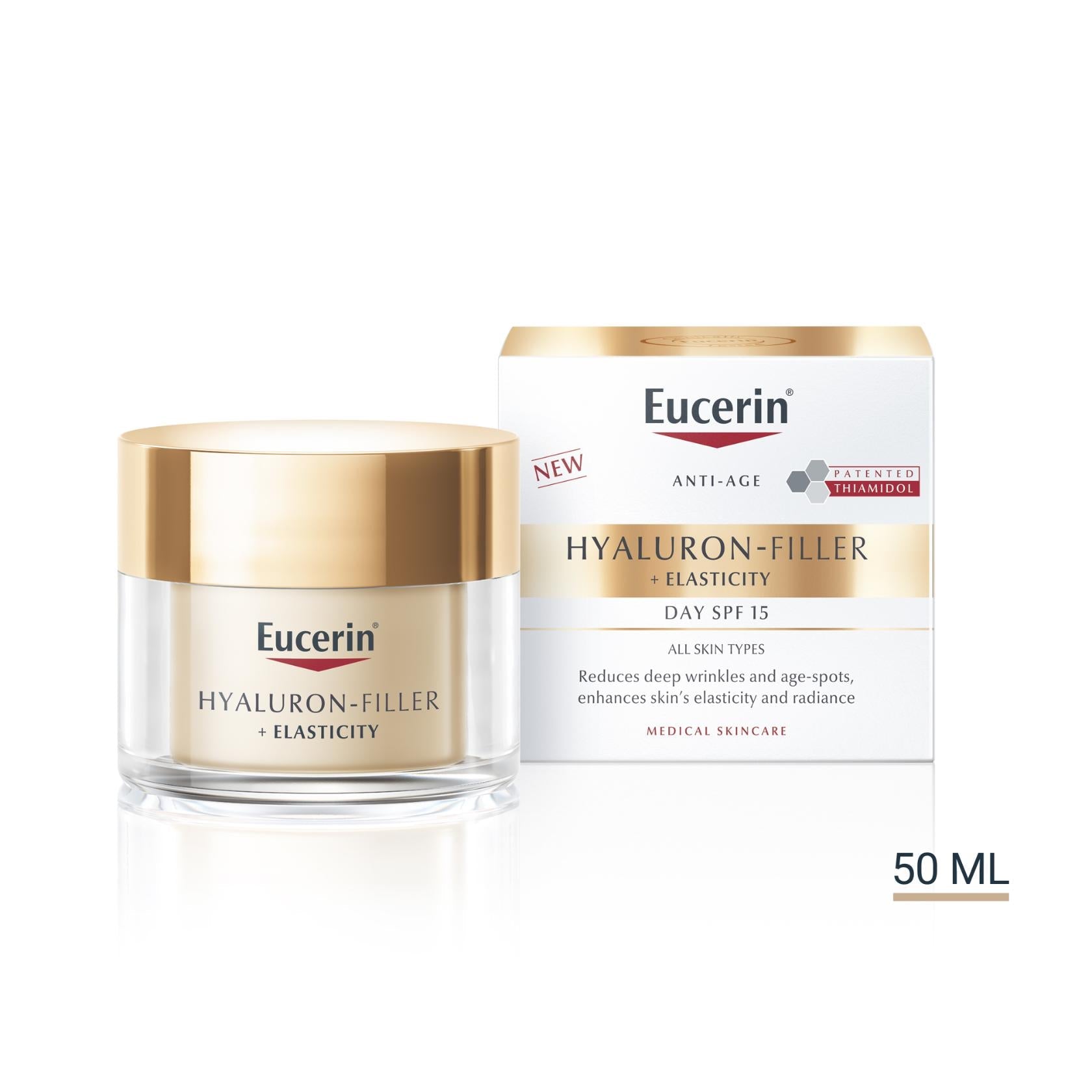 Eucerin Hyaluron-Filler + Elasticity creme de dia SPF15 50ml