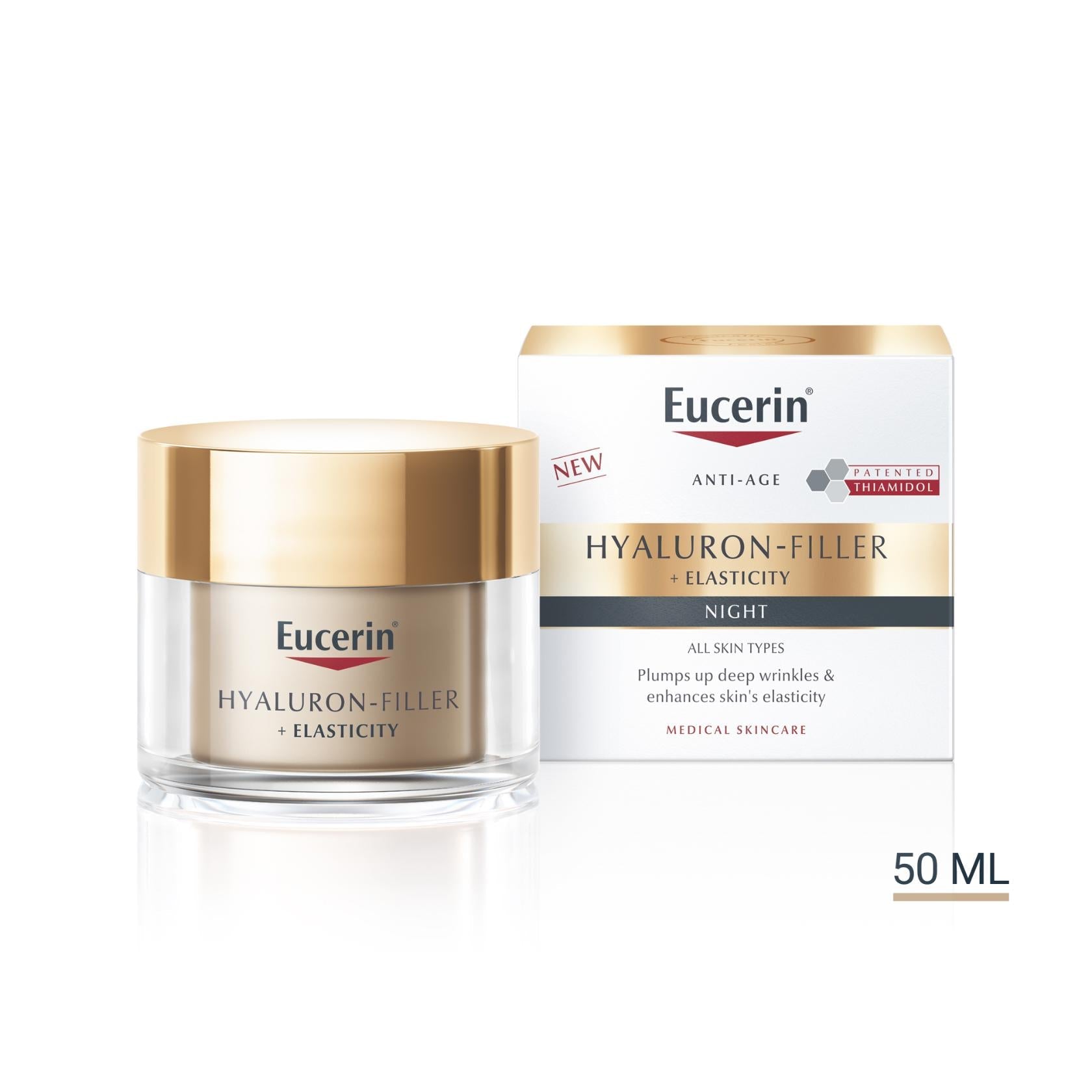 Eucerin Hyaluron-Filler + Elasticity creme de noite 50ml