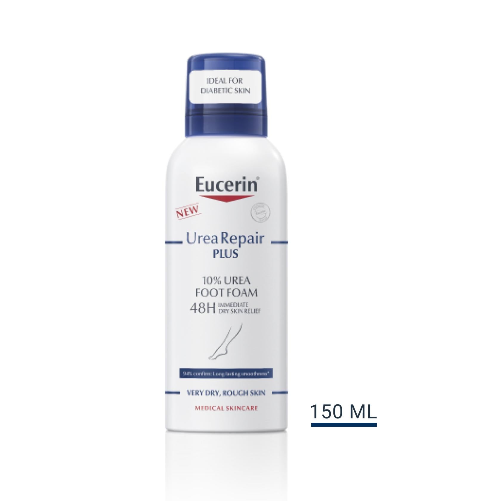 Eucerin UreaRepair Plus 10% Urea Foot Espuma 150ml