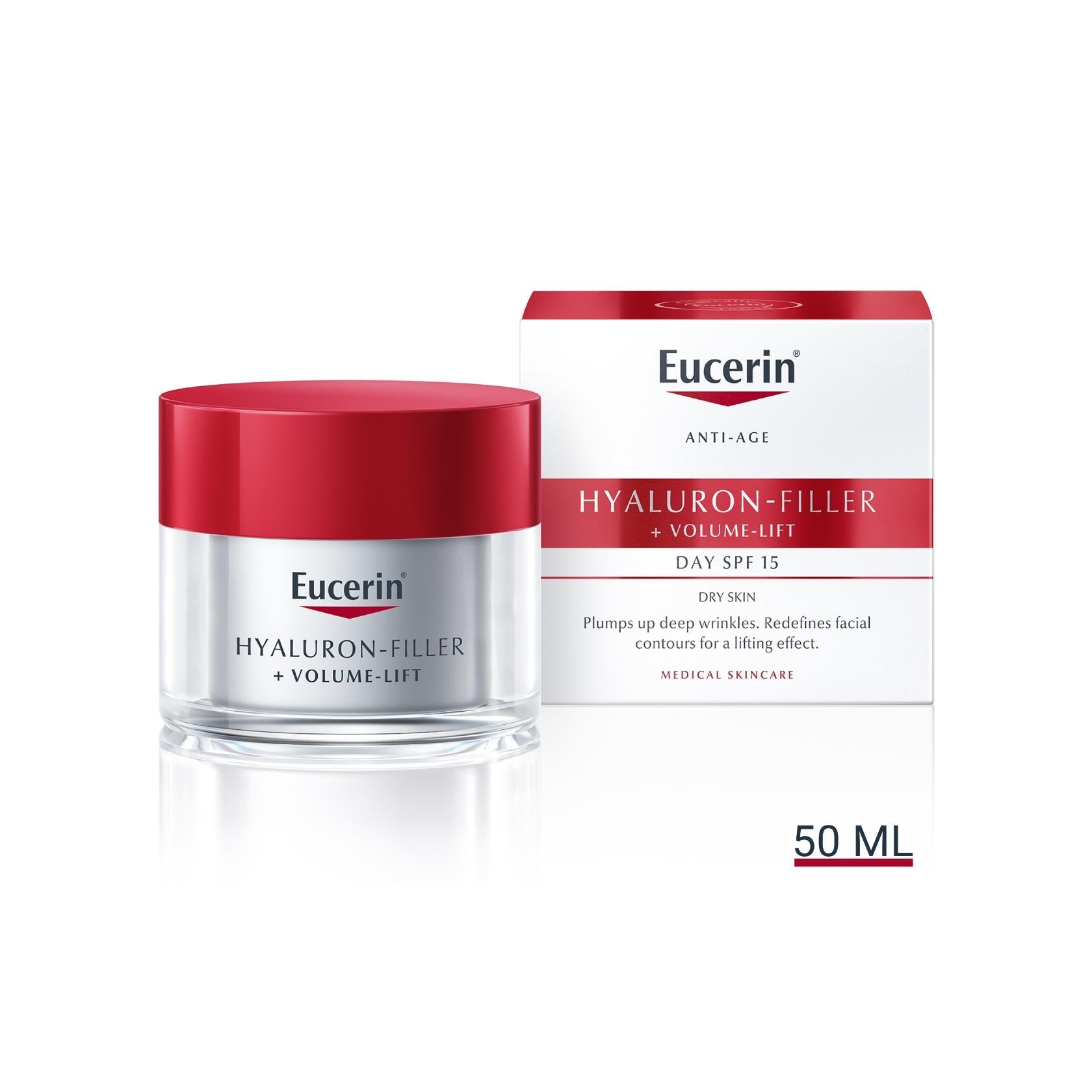 Eucerin Hyaluron-Filler + Volume-Lift Day Dry Skin SPF15 50ml