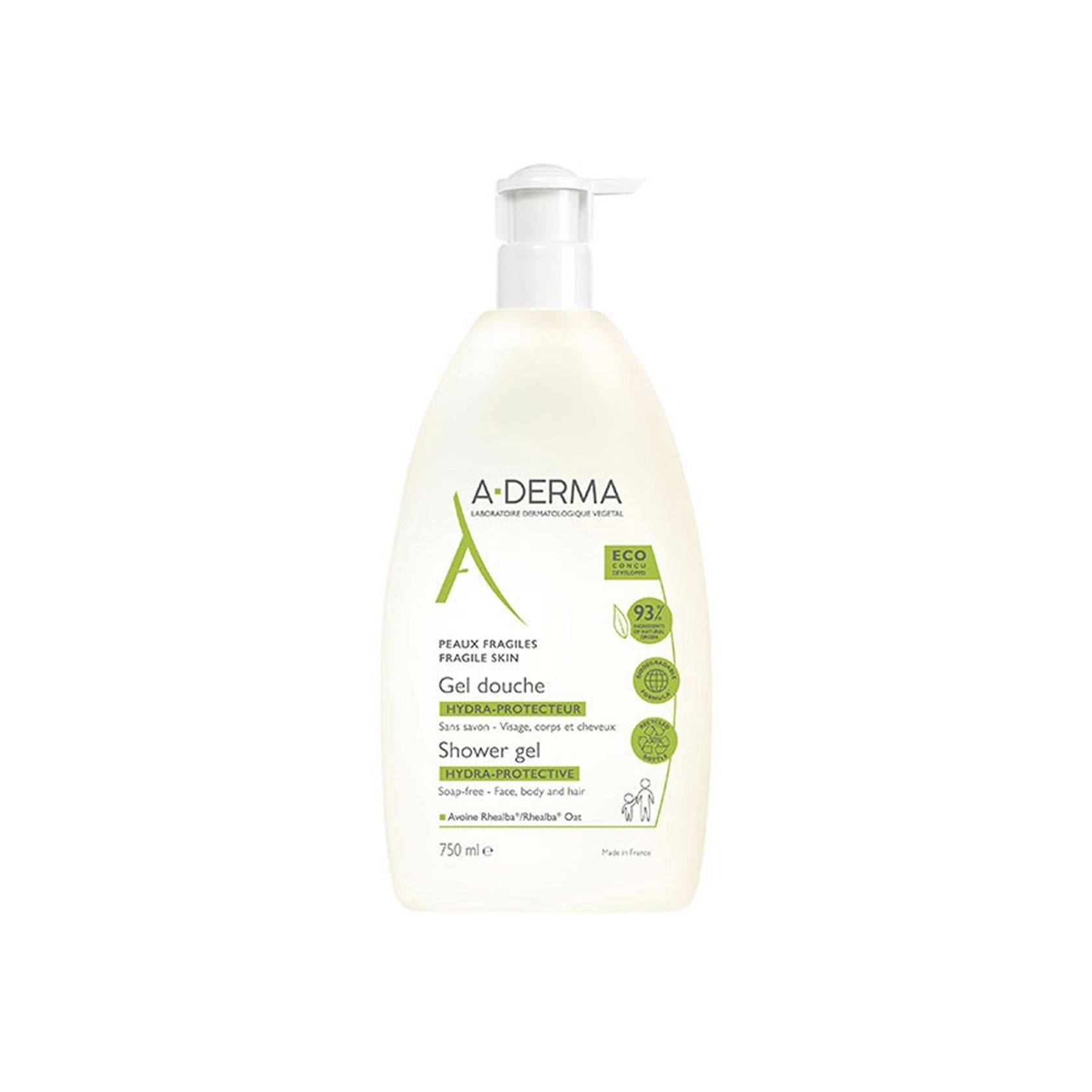 A-Derma gel de duche Hydra-Protective 750ml (25.36fl oz)