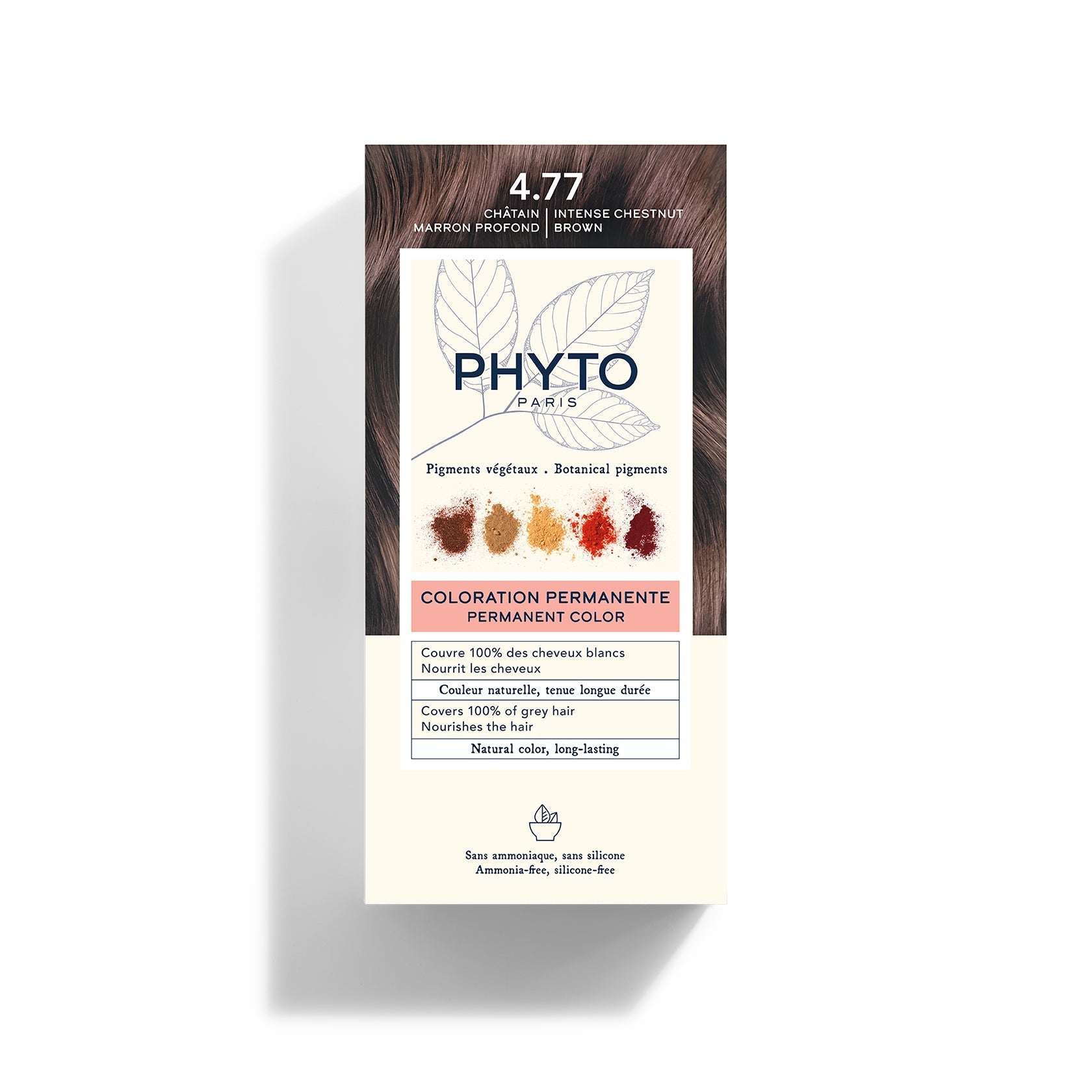 Phytocolor coloração permanente Shade 4.77 Intense Chestnut Brown