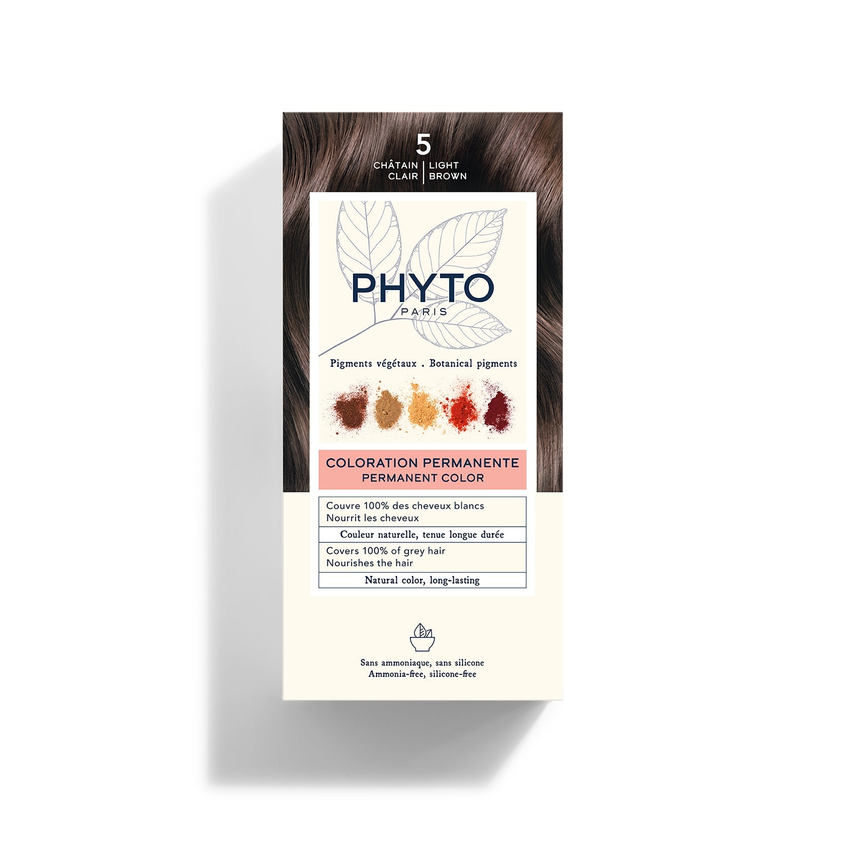 Phytocolor coloração permanente Shade 5 Light Brown