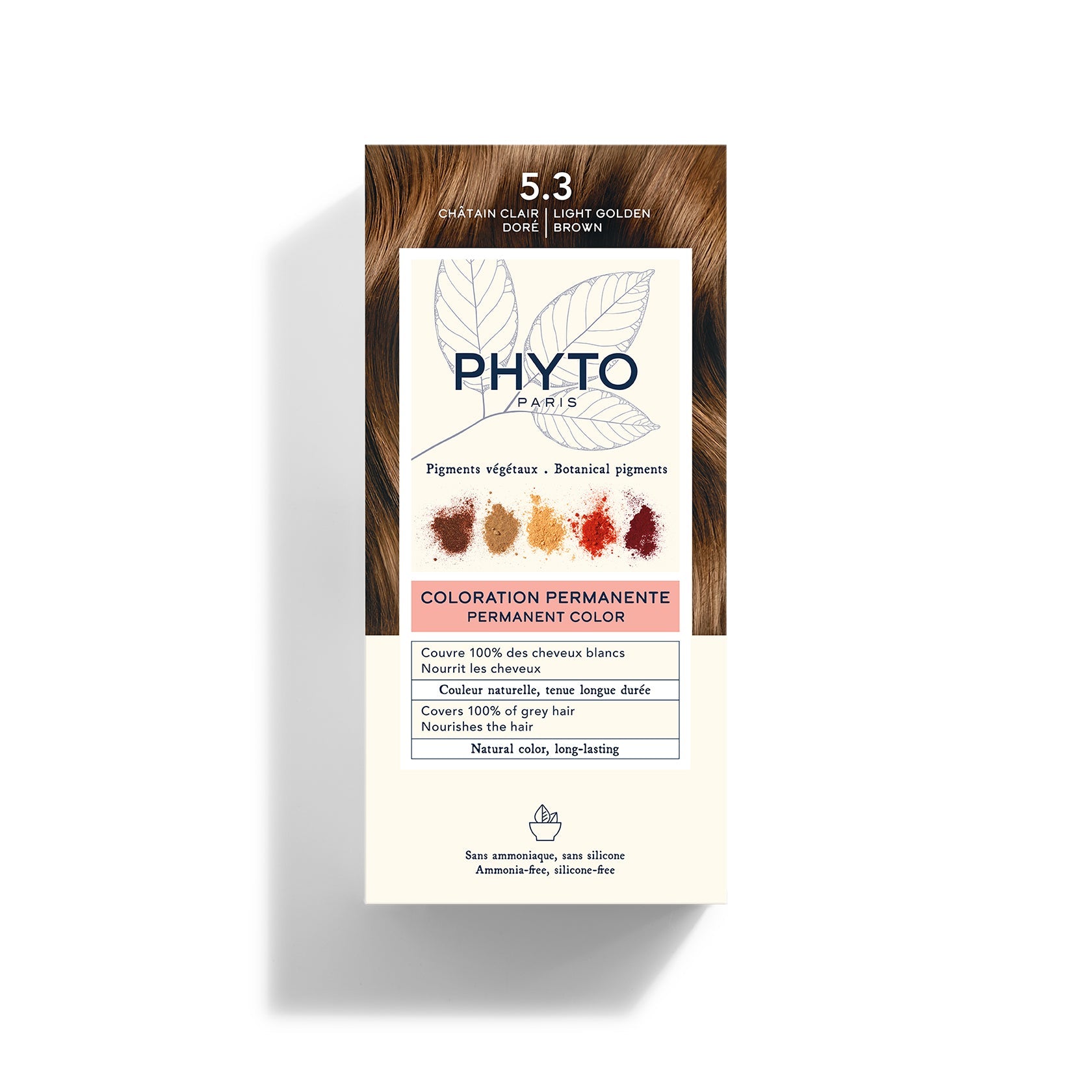 Phytocolor coloração permanente Shade 5.3 Light Golden Brown