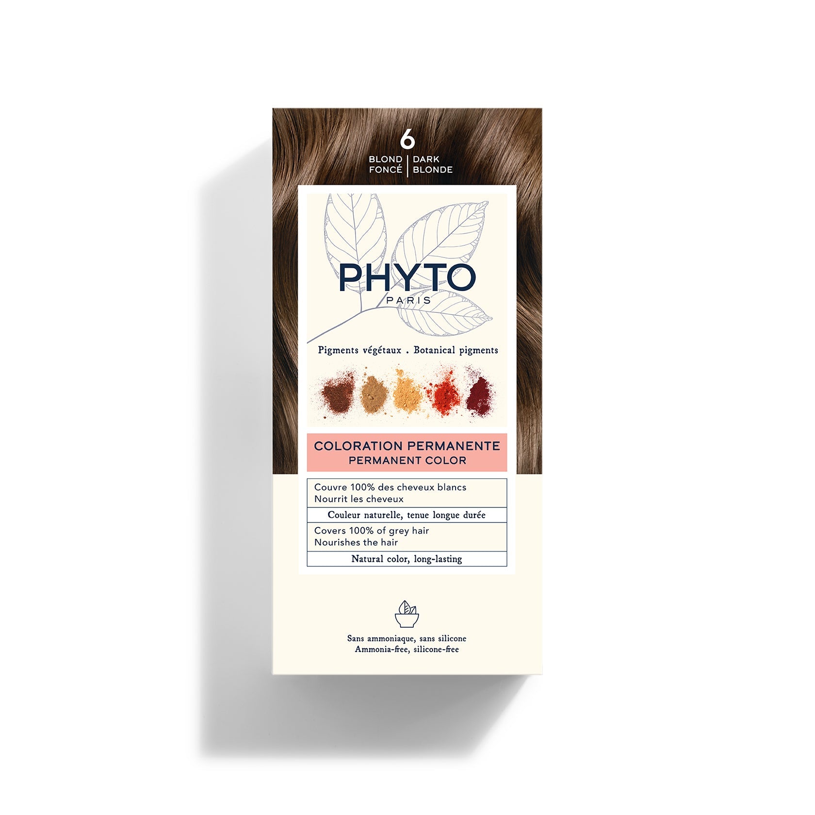 Phytocolor coloração permanente Shade 6 Dark Blonde