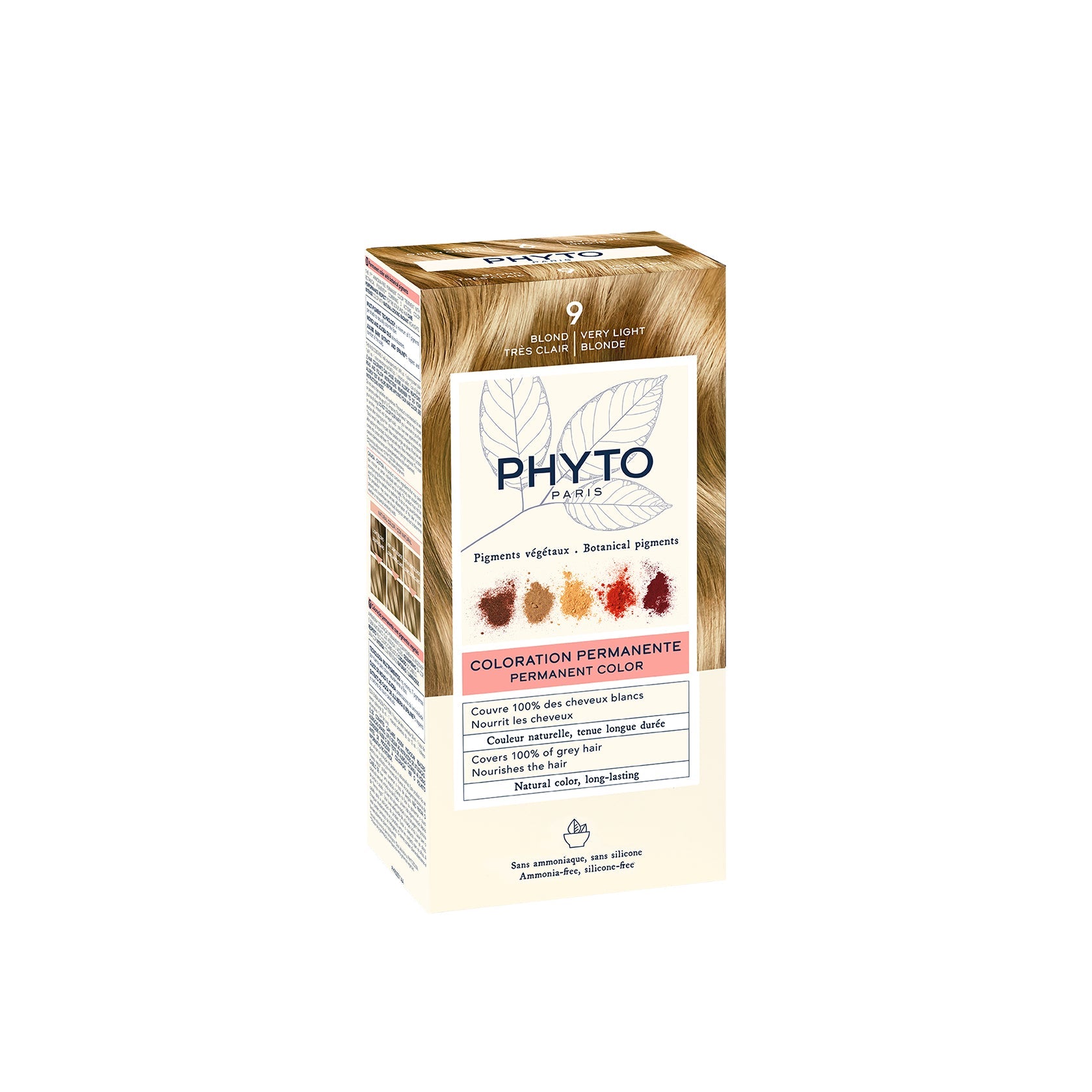Phytocolor coloração permanente Shade 9 Very Light Blonde