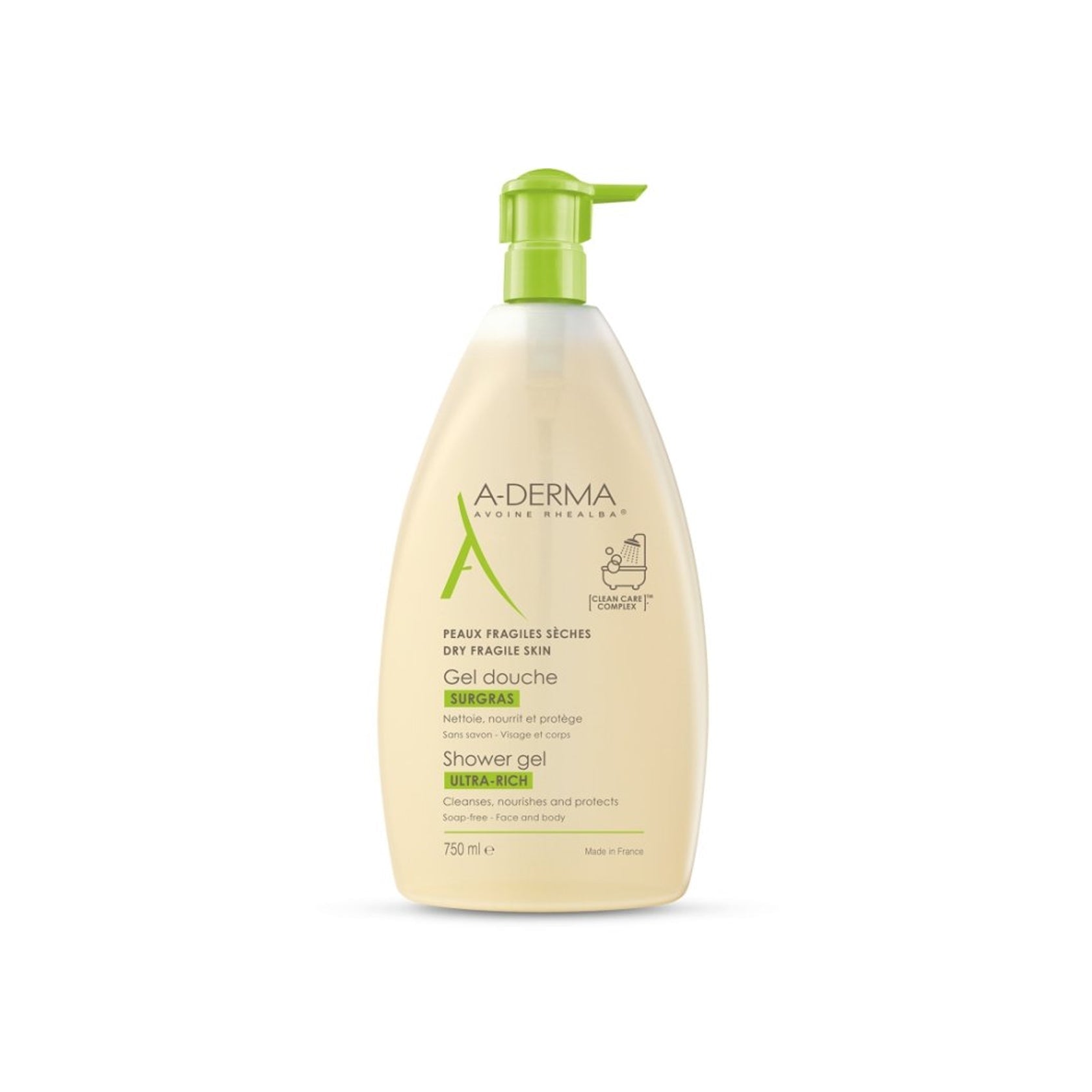 A-Derma gel de duche Ultra-Rich 750ml (25.36fl oz)