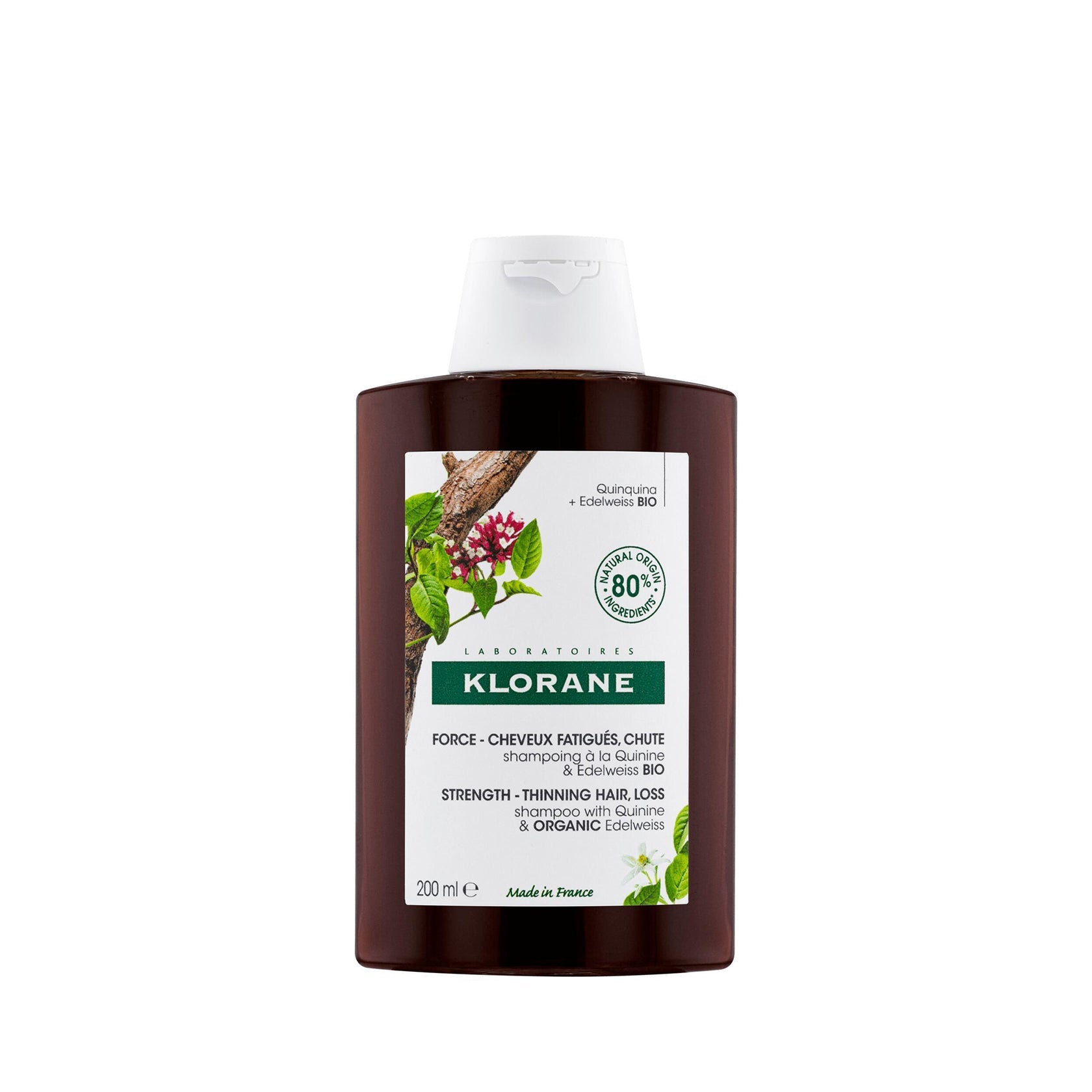 Klorane Strengthening Champô for Hair Loss & Thinning 200ml (6.76fl oz)