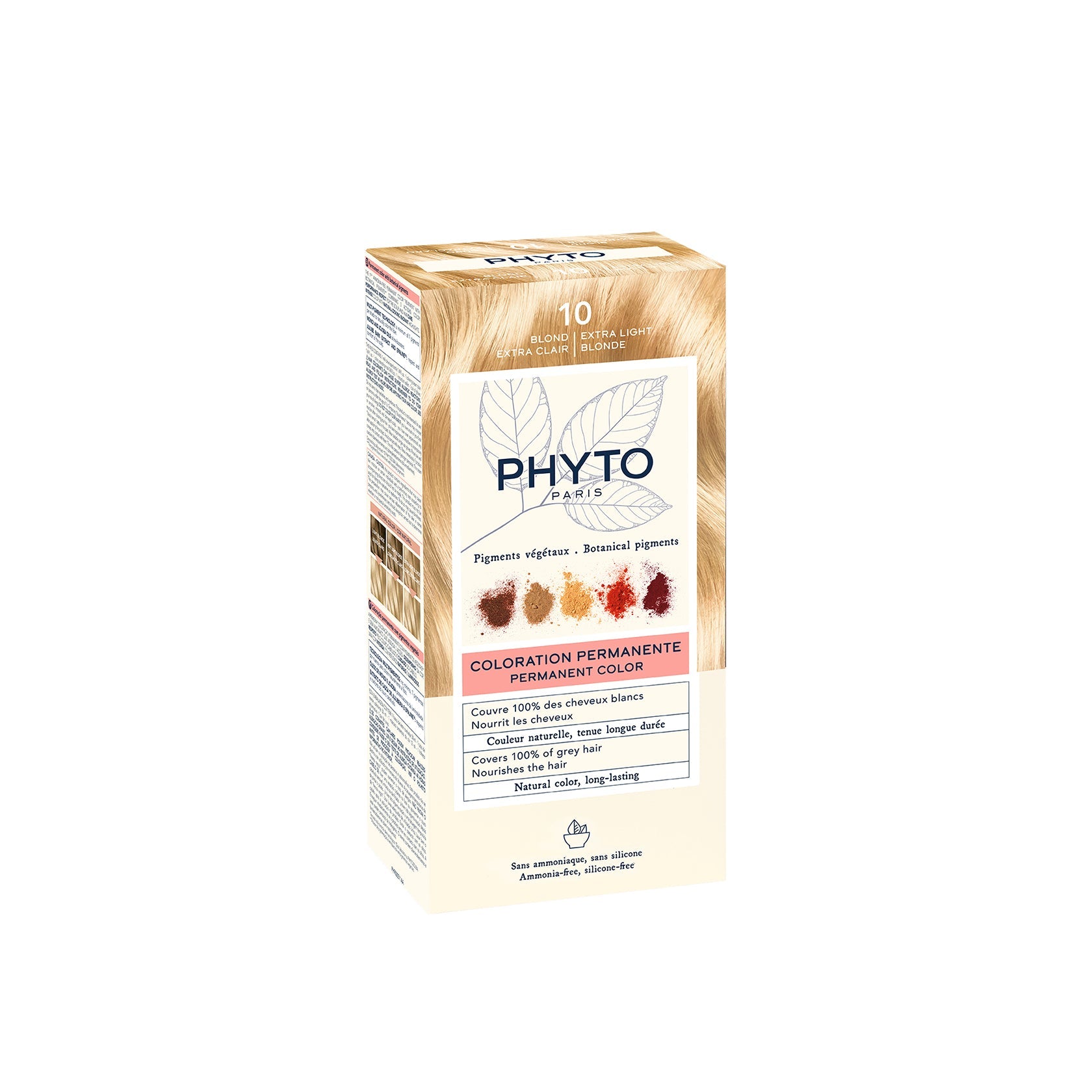 Phytocolor coloração permanente Shade 10 Extra Light Blonde