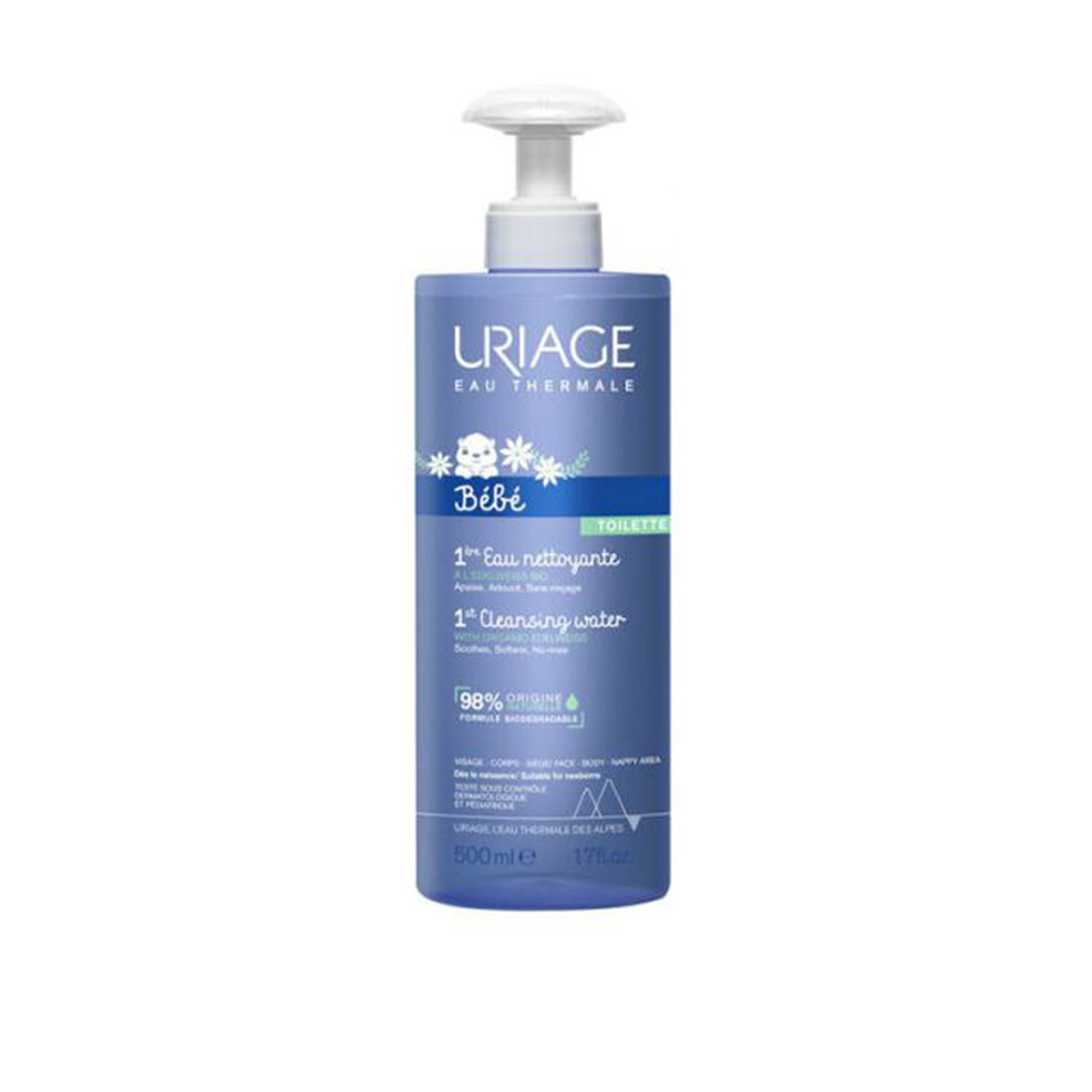 Uriage Baby 1st Cleansing Water 500ml (16.91fl oz)