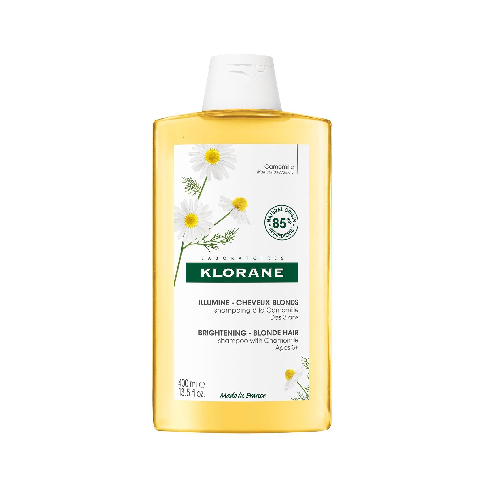 Klorane Blond Highlights Champô with Chamomile 400ml (13.53fl oz)