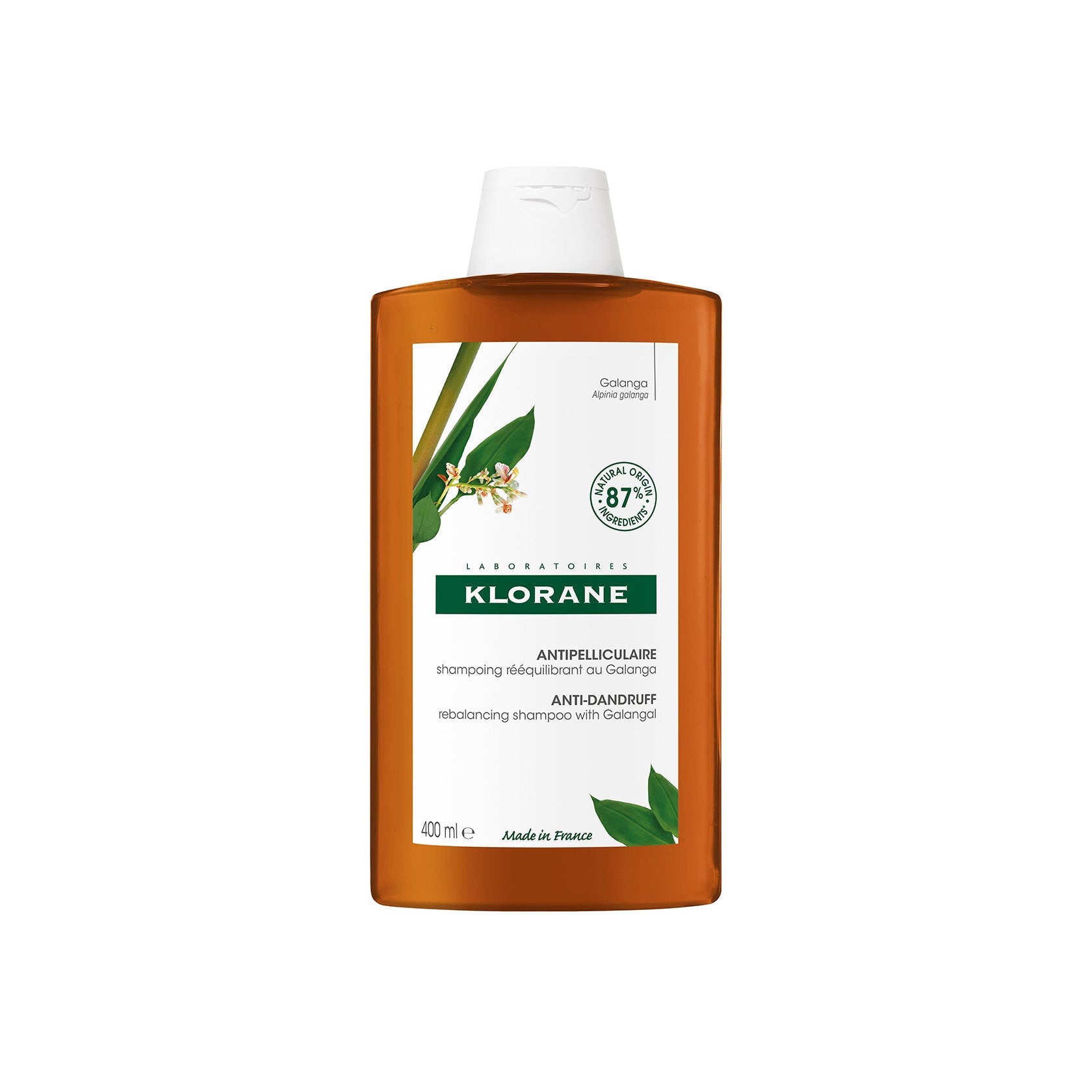 Klorane Anti-Dandruff Rebalancing Champô with Galangal 400ml
