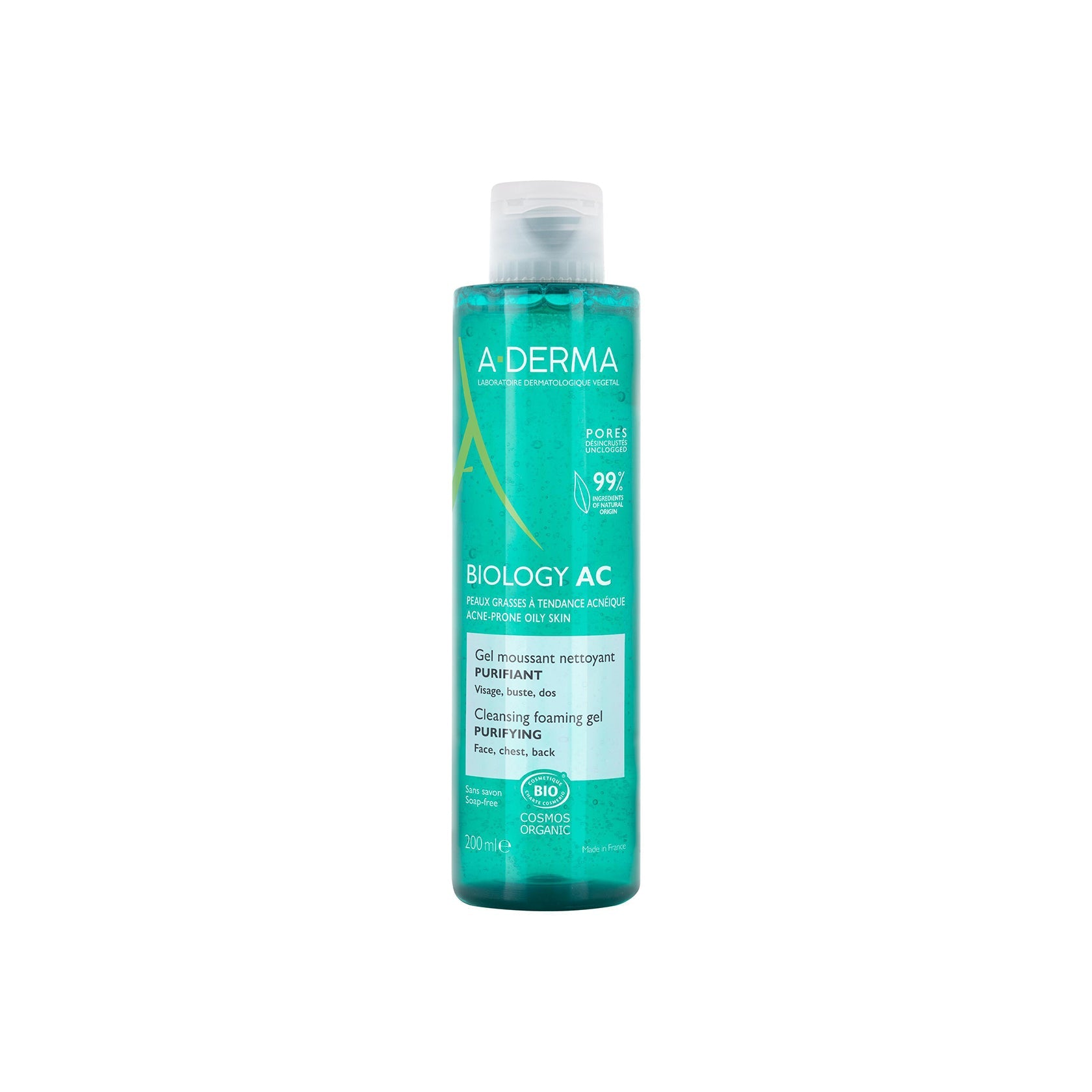 A-Derma Biology AC Purifying espuma de limpezaing Gel 200ml (6.76 fl oz)