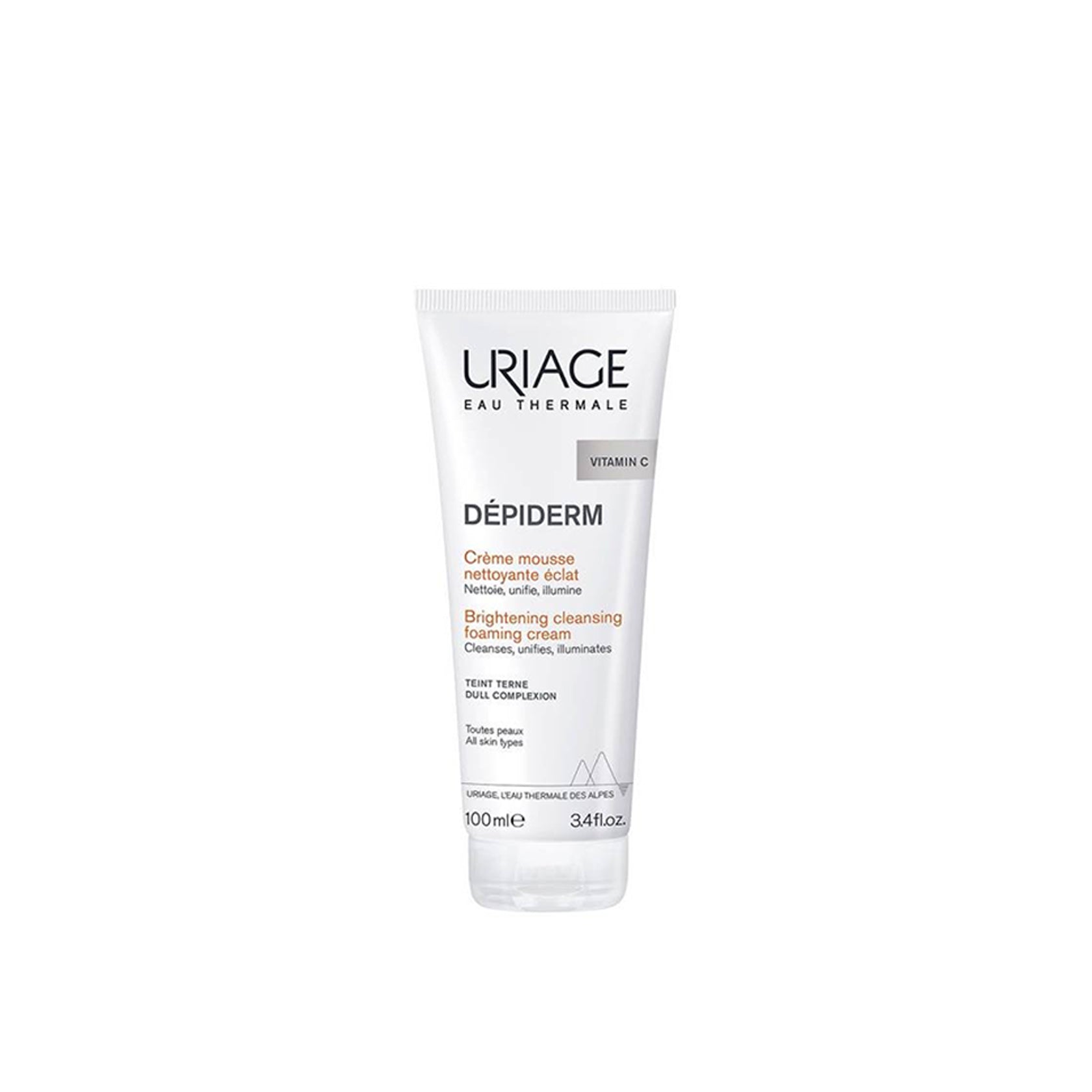 Uriage Depiderm Brightening espuma de limpezaing Creme 100ml