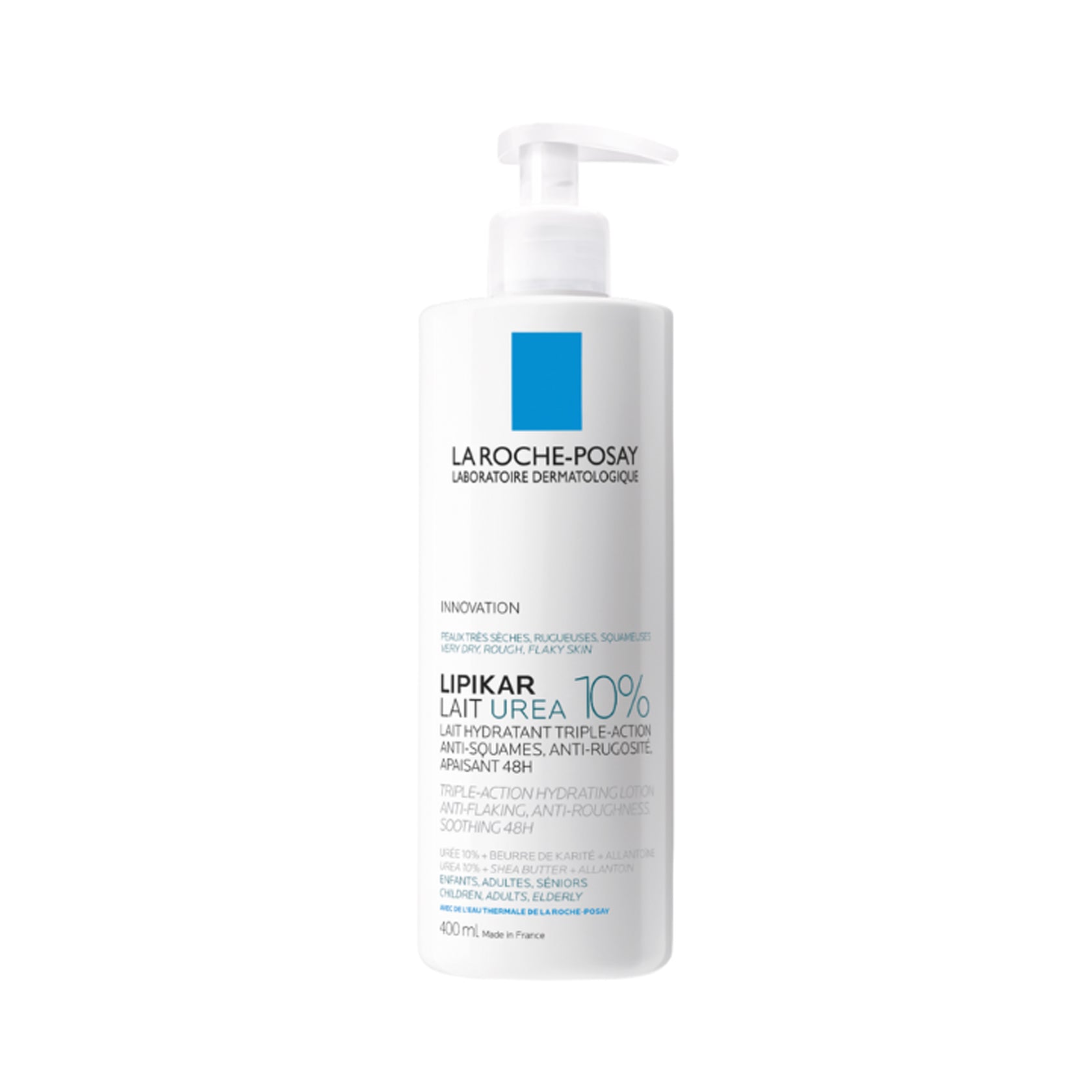 La Roche-Posay Lipikar Lait Urea 10% Triple-Action Hydrating Loção 400ml (13.53 fl oz)