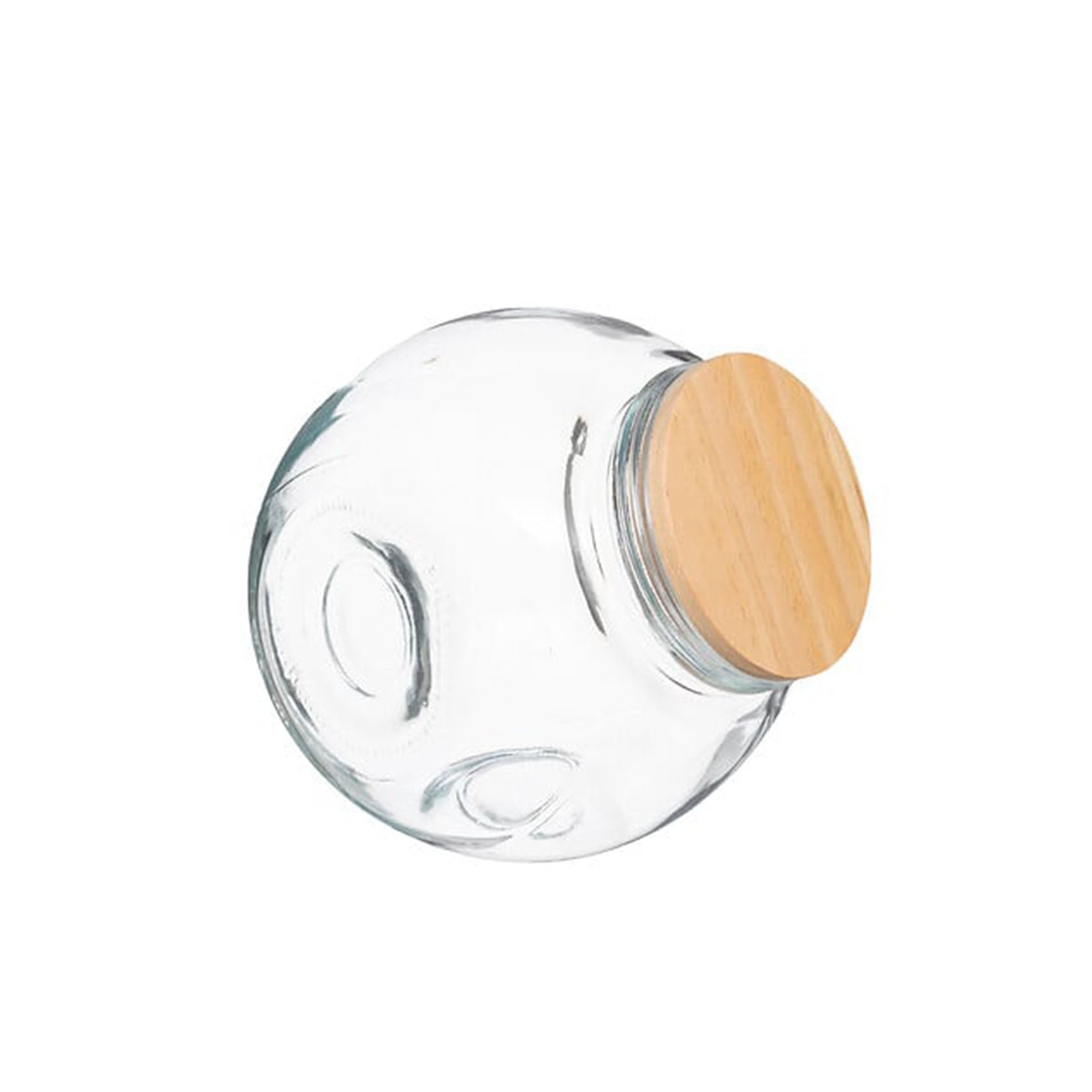 HKH Frasco Guloseimas com Tampa em Madeira 1,55 L