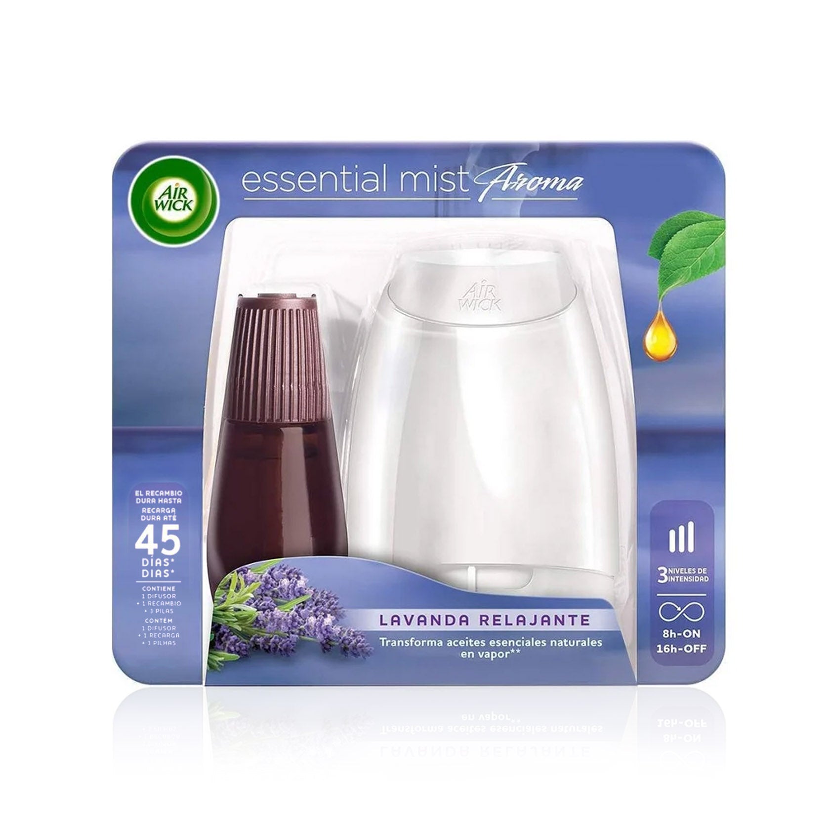 Air Wick Essential Mist Difusor + Recarga Lavanda 20 ml