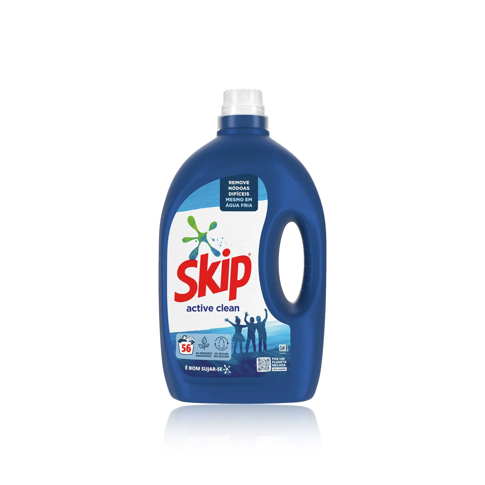 Skip Detergente Máquina Roupa Líquido Active Clean 56 Doses 2.52 L