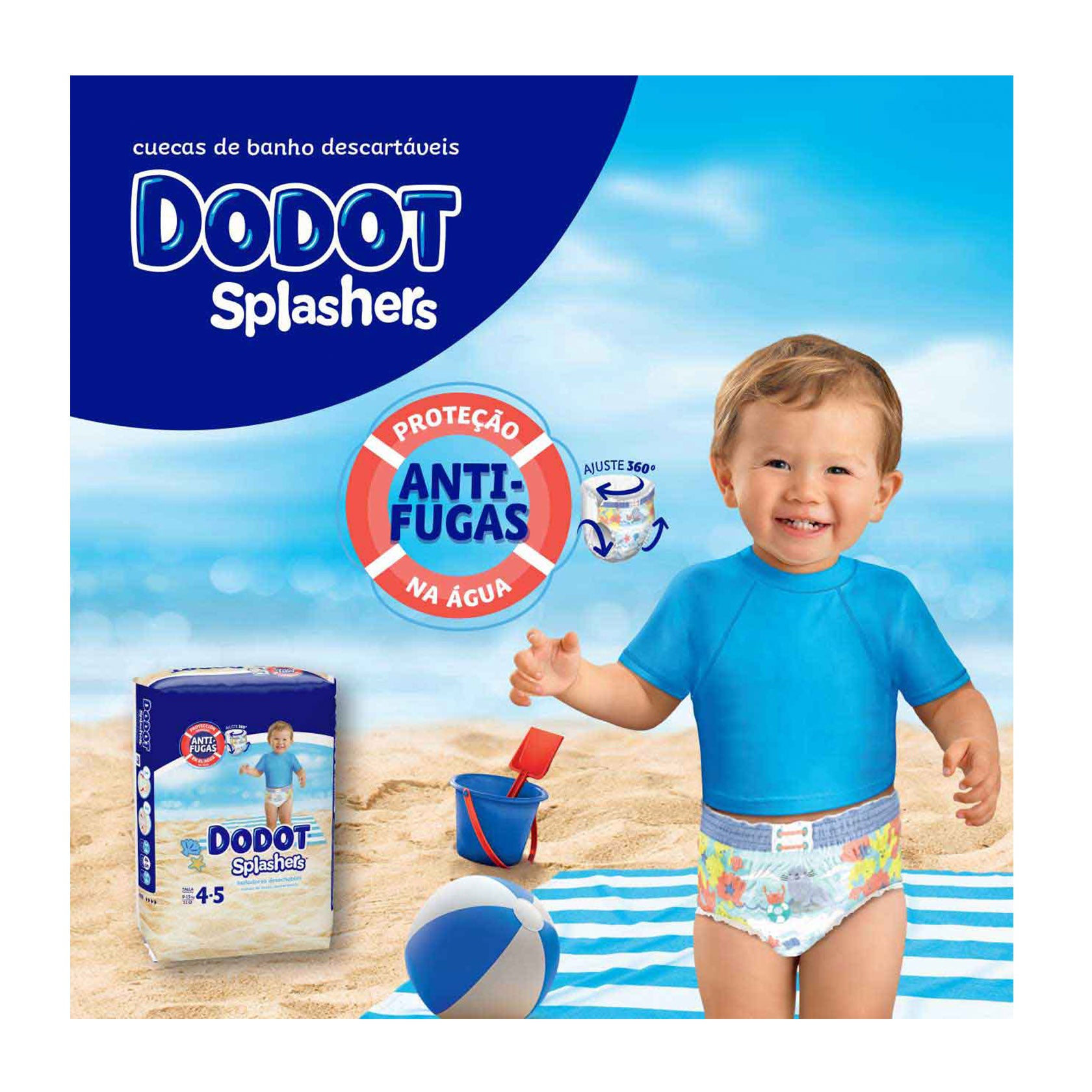 Dodot Splashers T4 (9-15 kg) 11 unidades