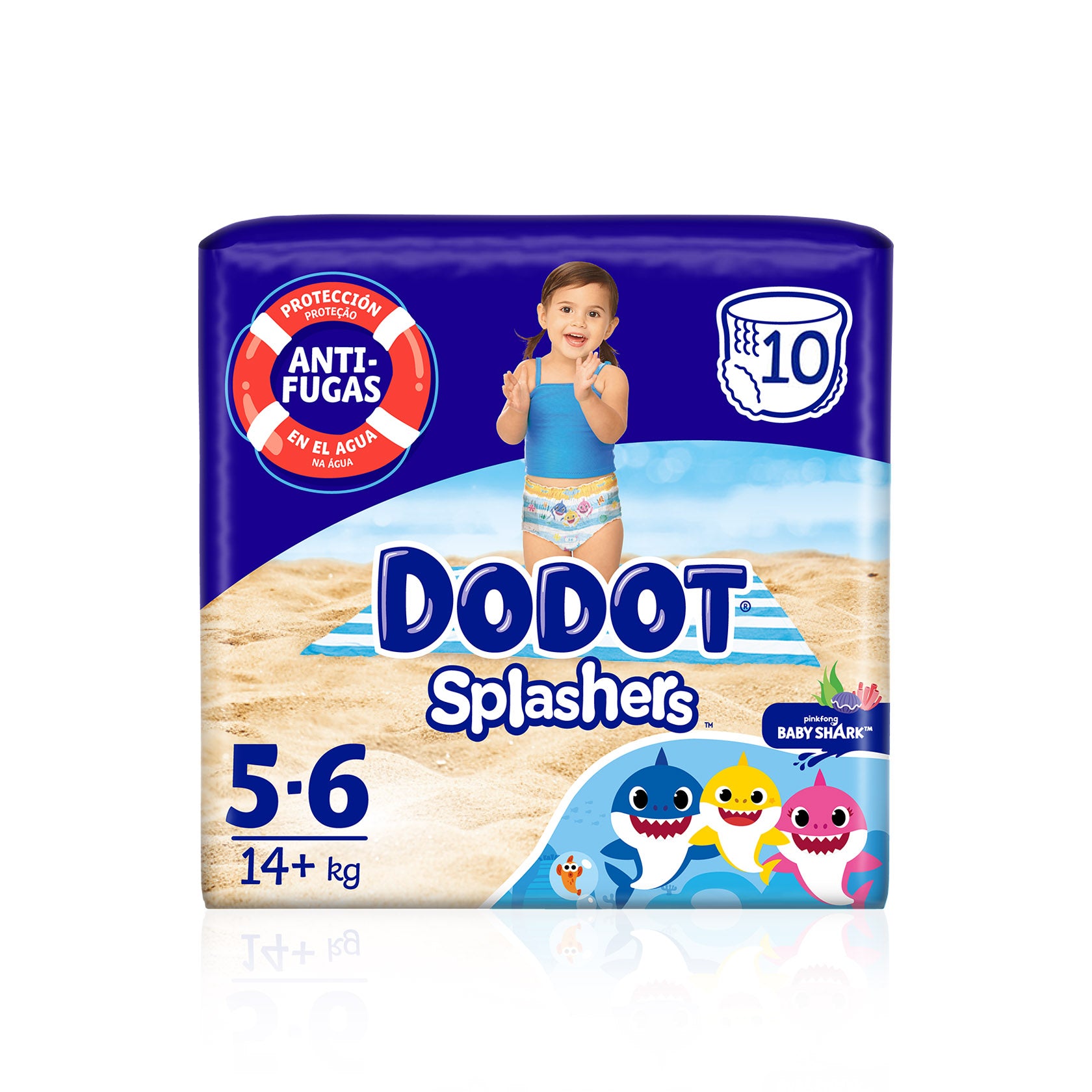 Dodot Splashers T5 (+14 kg) 10 un