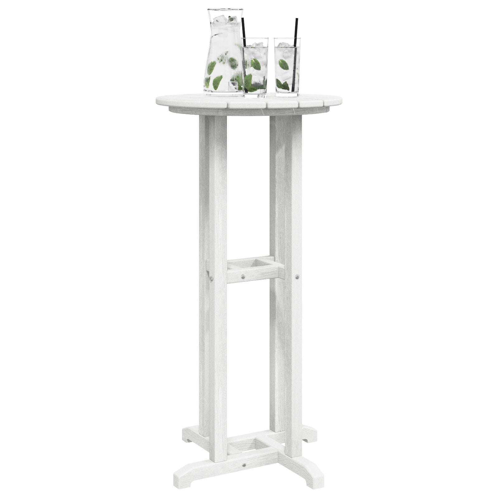 HKH Mesa de Bar Branca Hdpe - Branco