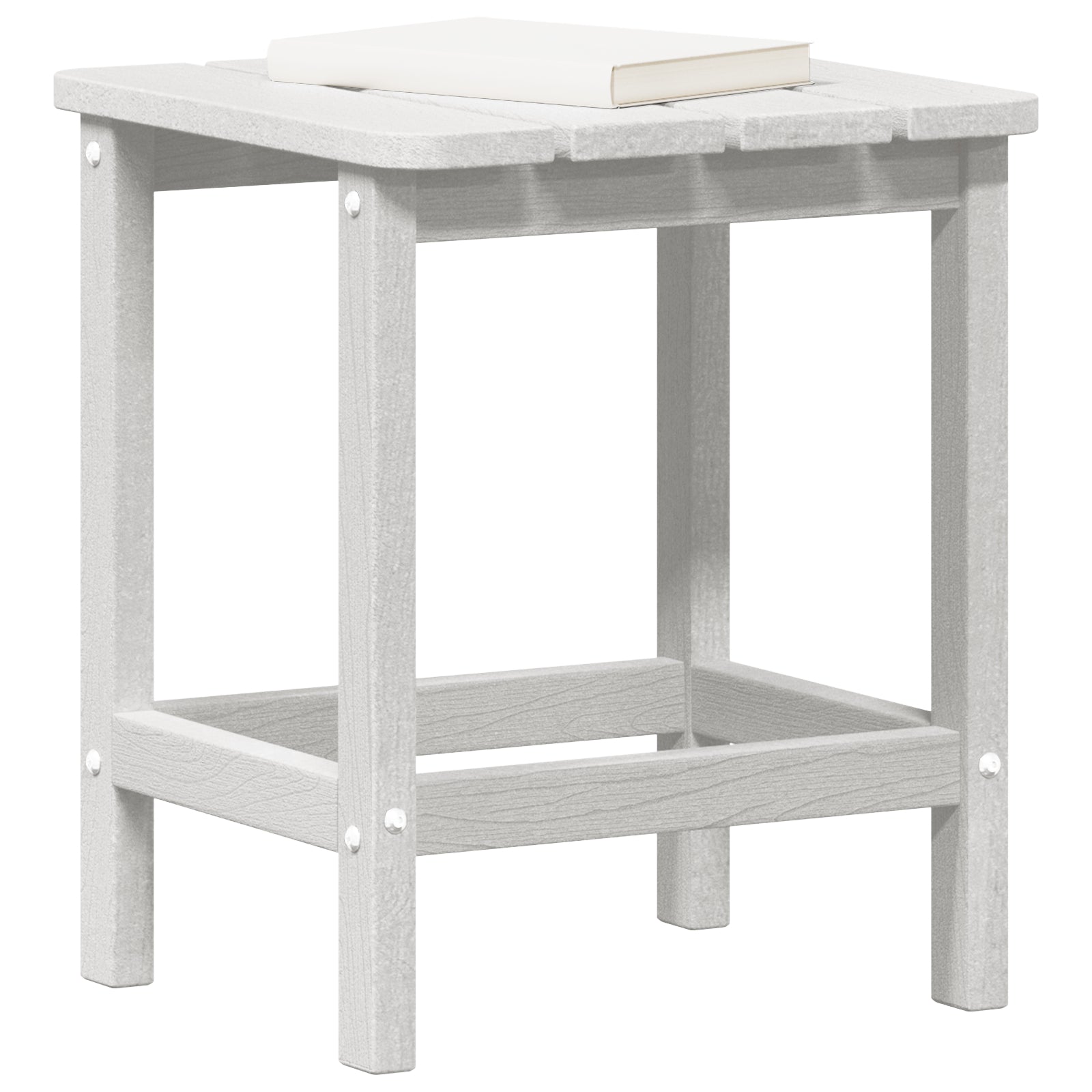 HKH Mesa Lateral Adirondack Branca 38x38x45 Cm Hdpe - Branco