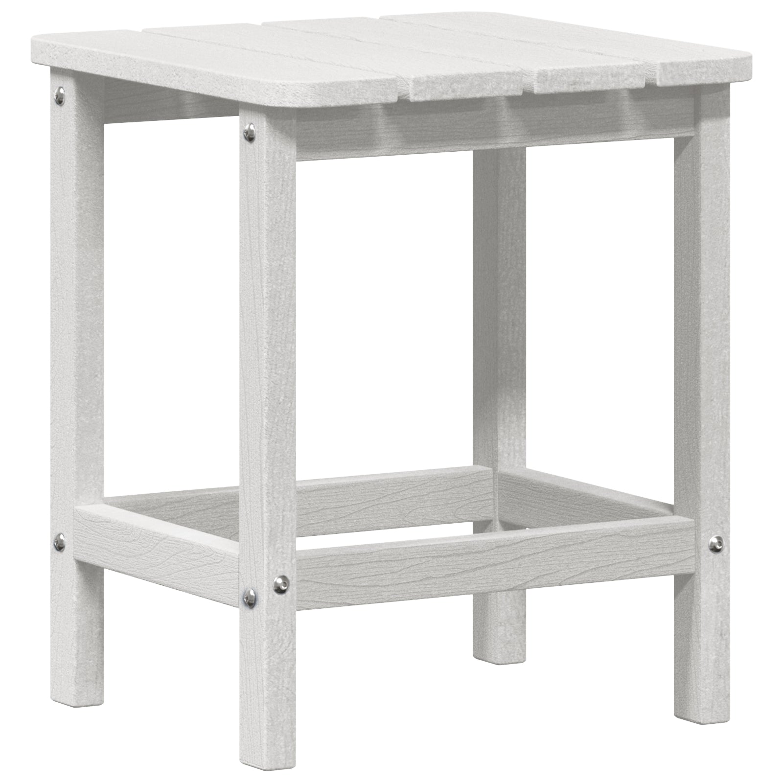 HKH Mesa Lateral Adirondack Branca 38x38x45 Cm Hdpe - Branco