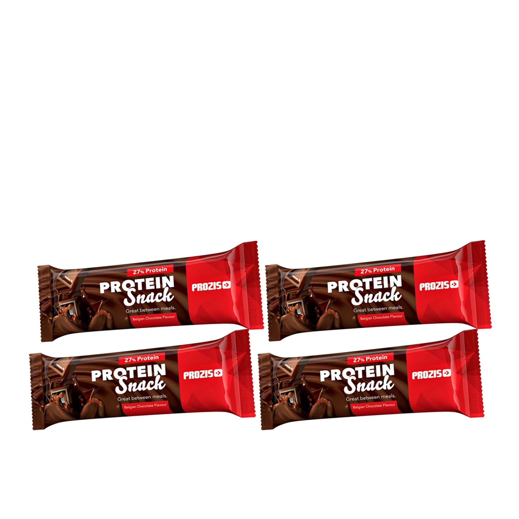 Prozis Barra Proteica Chocolate Belga - 30 gr - Pack 4 x 30 gr