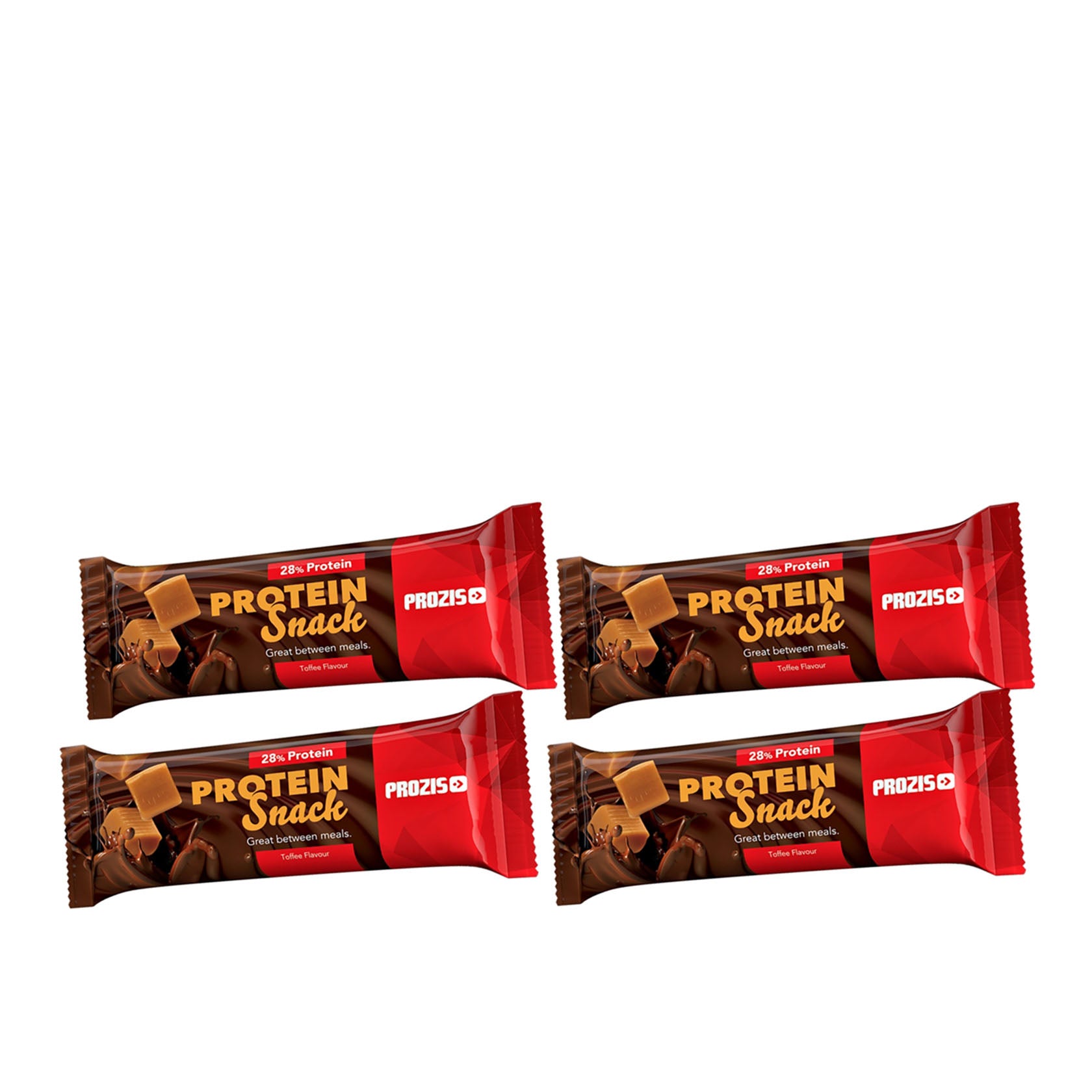 Prozis Barra de Proteína Toffee 30 gr - Pack 4 x 30 gr