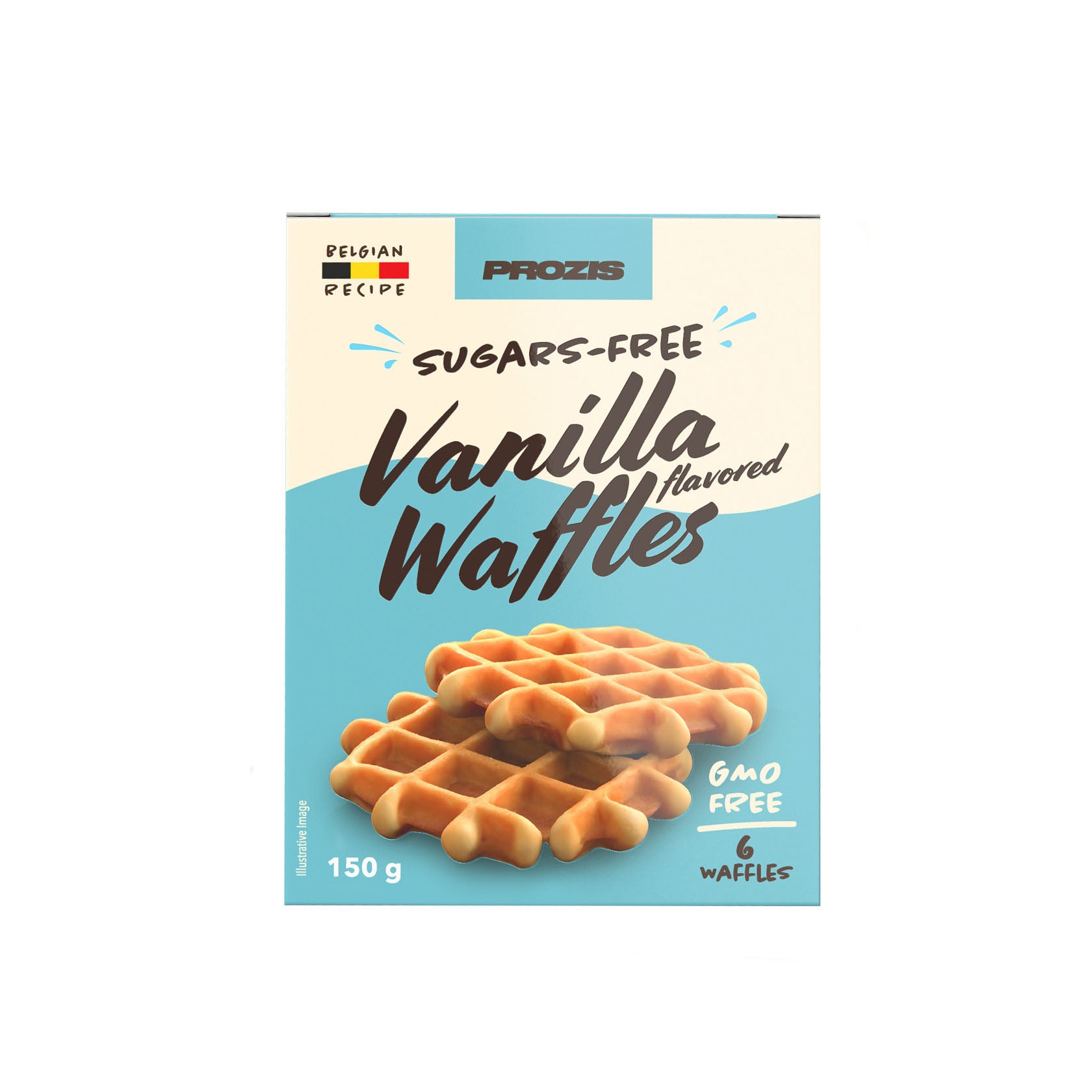 Prozis Waffles Baunilha 6 x 25 gr
