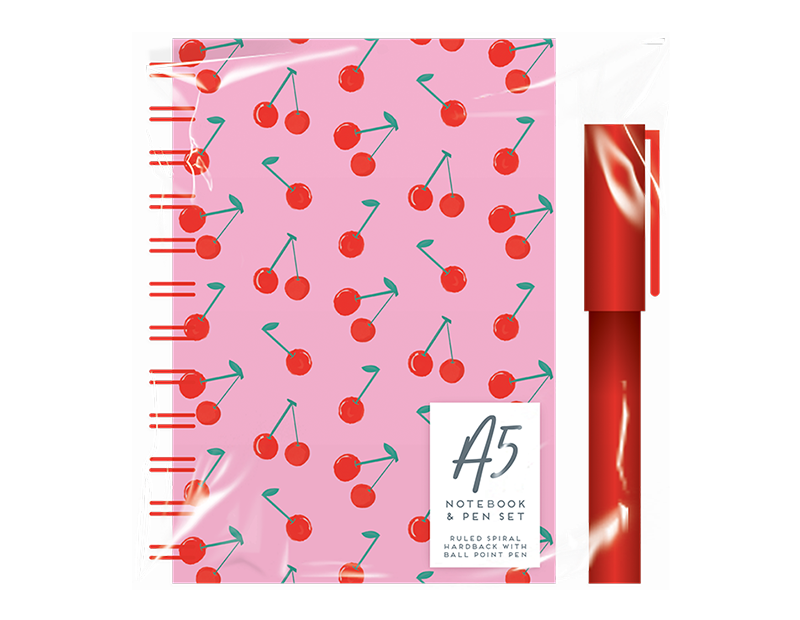 Caderno Espiral A5 com Esferográfica